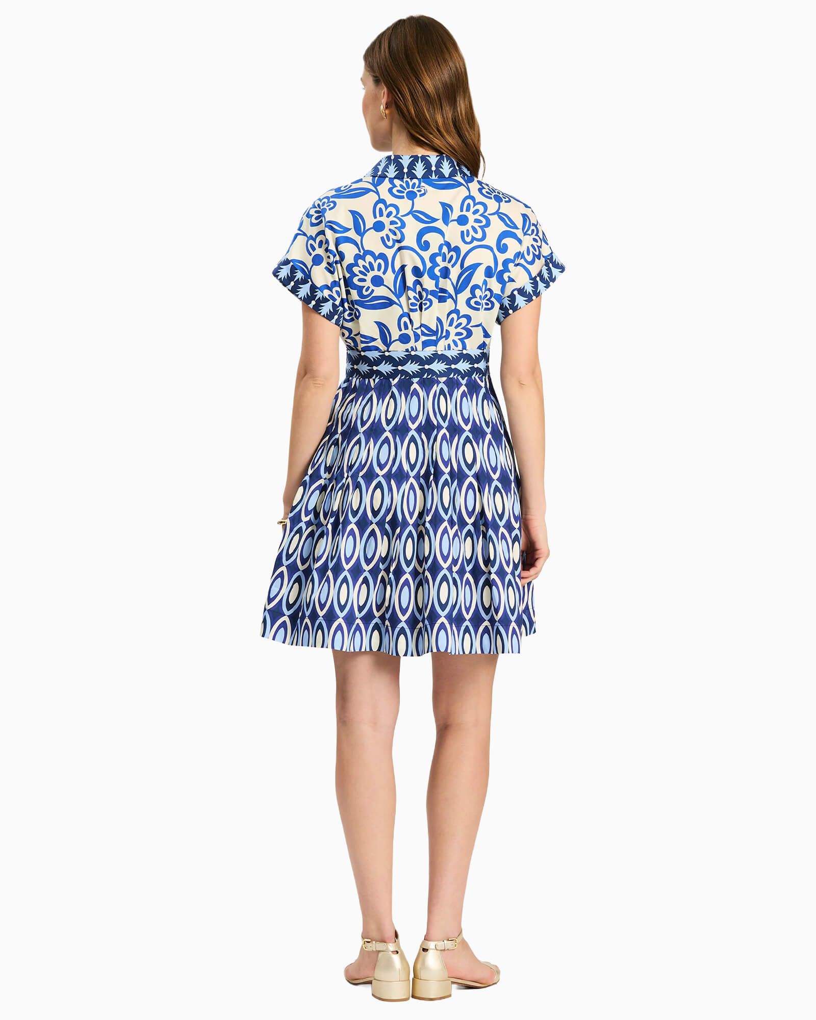 Hailey Graphic Folly Dress - Purple Poppy