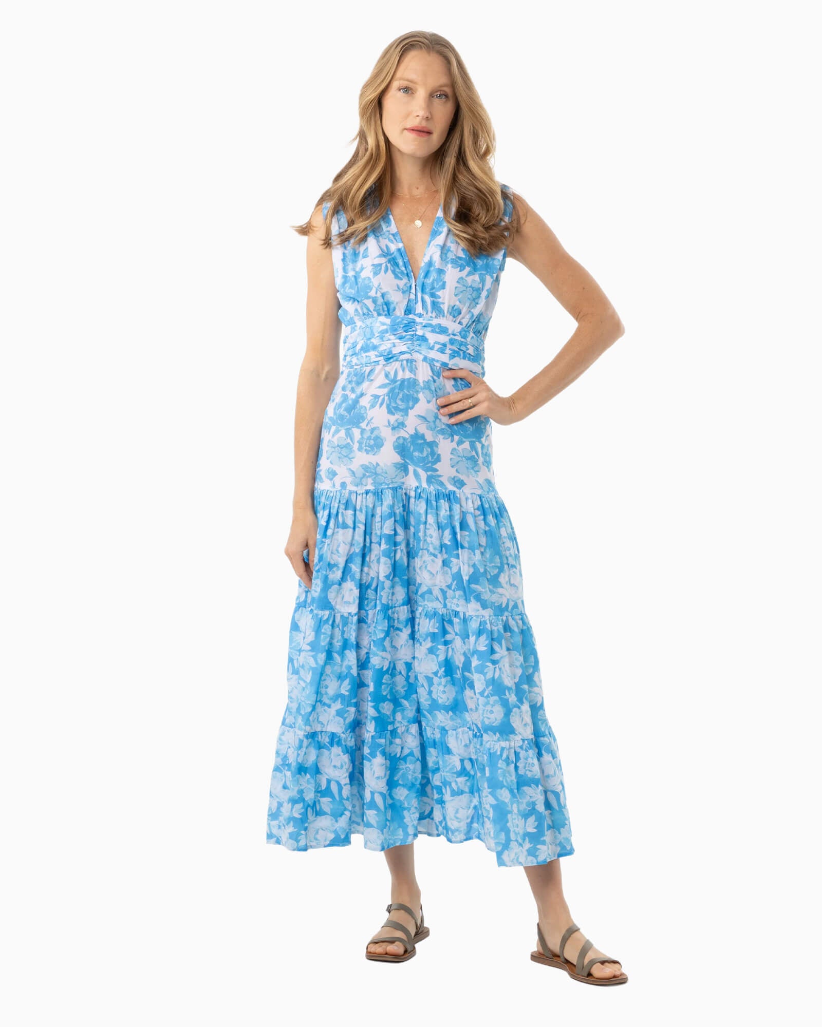 Hazel Dress Soft Blue