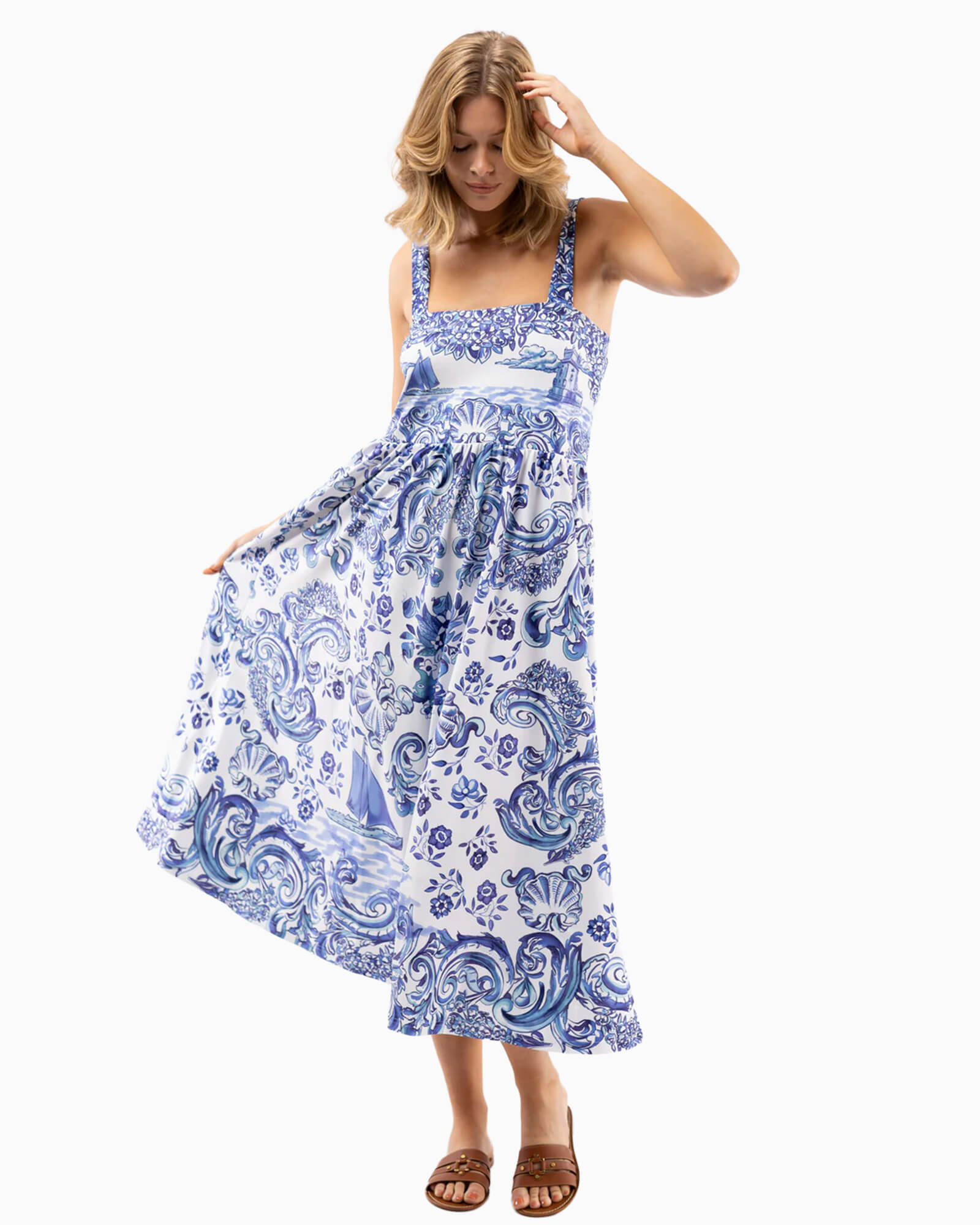 The Heather Dress Port Porcelain