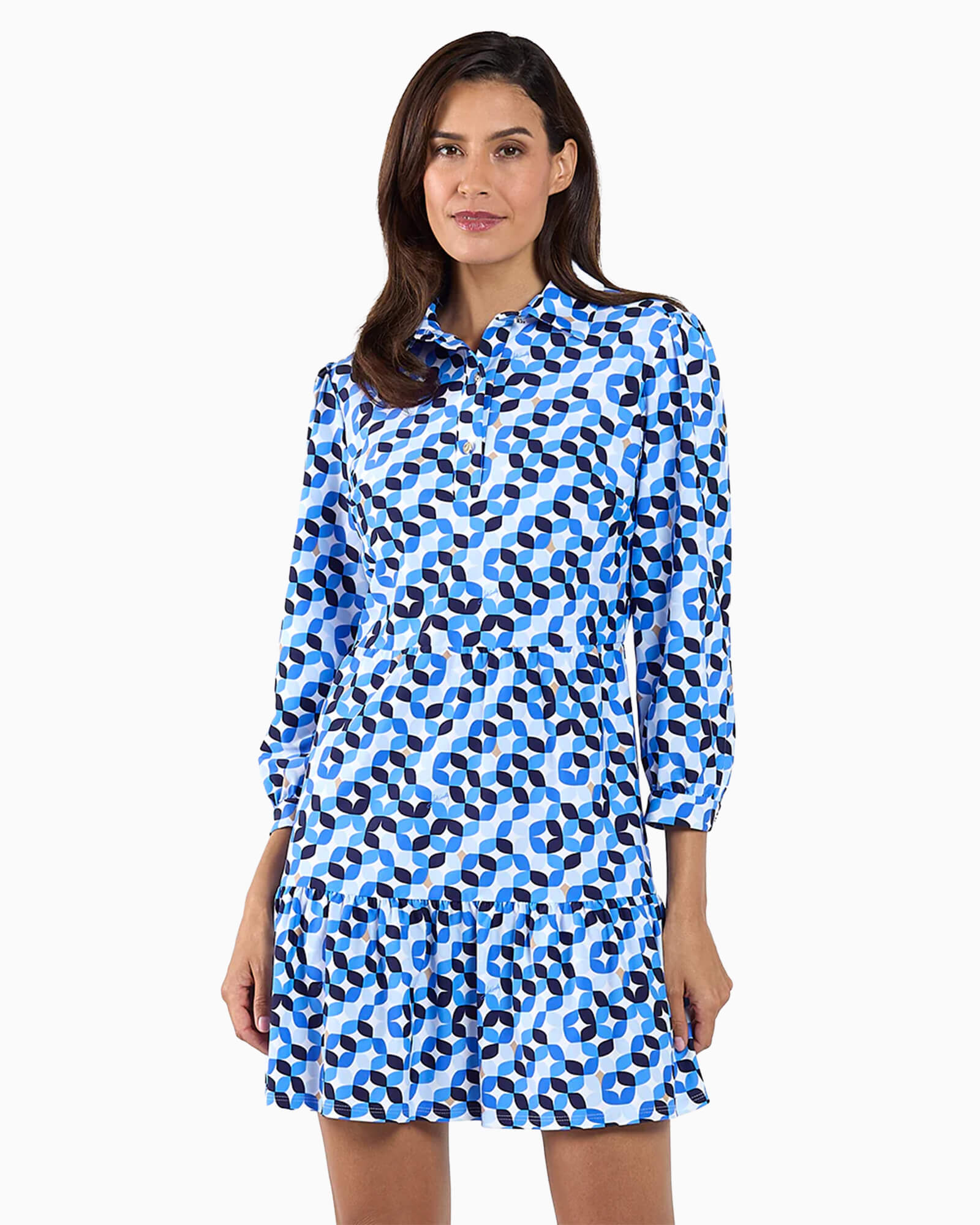 Henley Dress Stargazer Peri