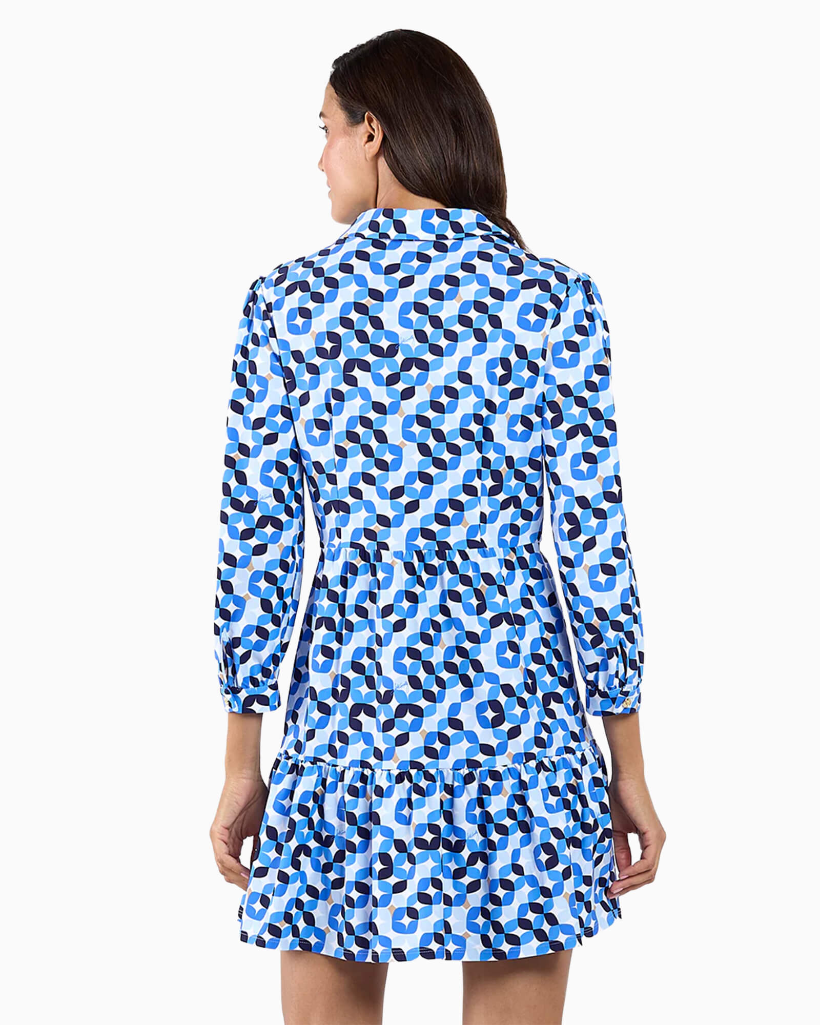 Henley Dress Stargazer Peri - Purple Poppy