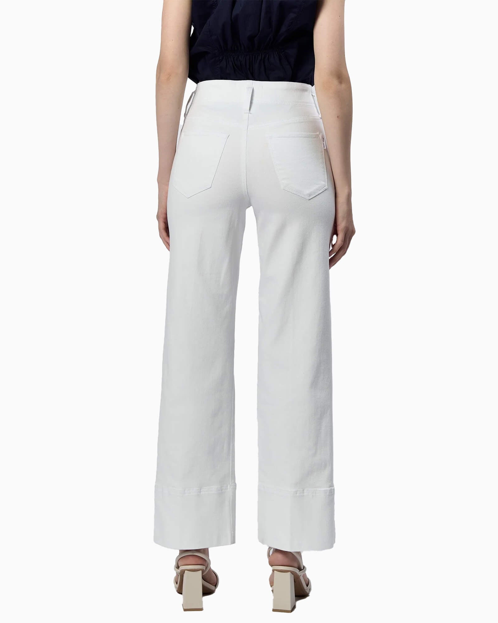 Holly High Rise Wide Hem Straight Jeans