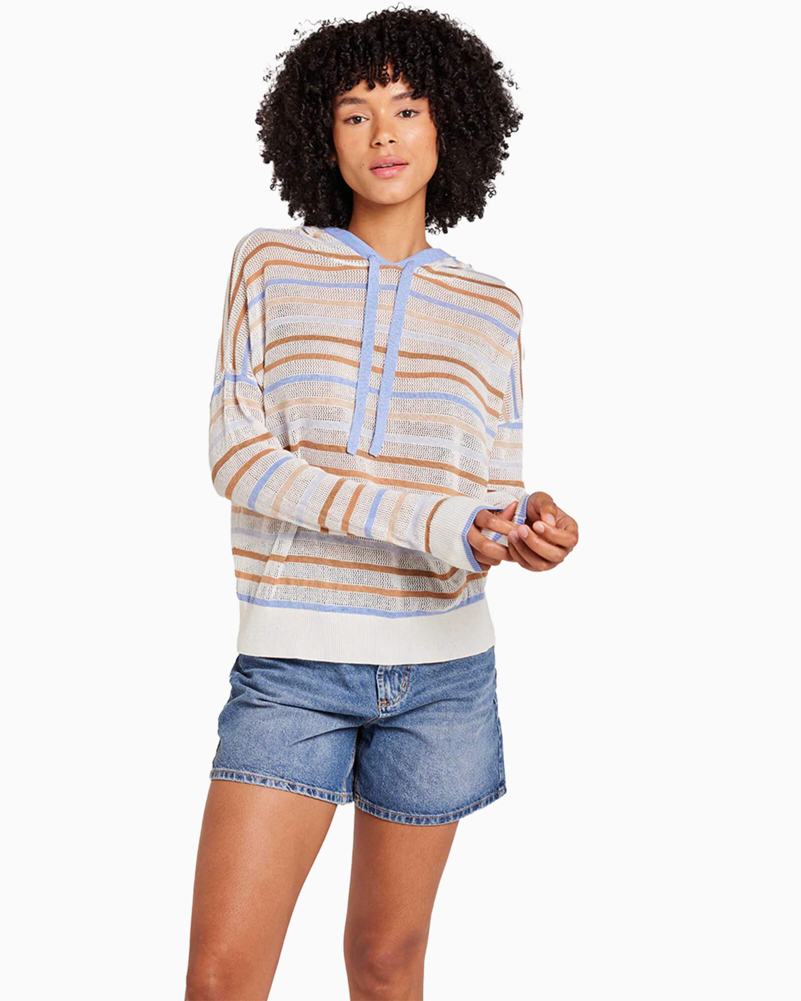 Rainbow Stripe Hoodie