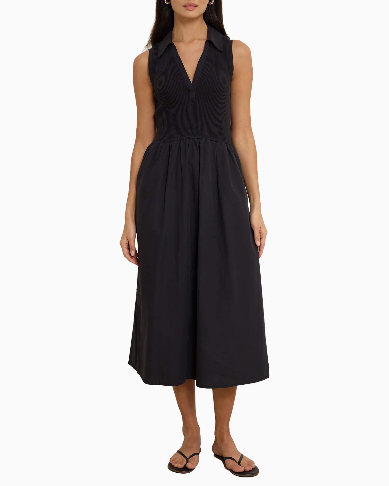 Jessica Midi Dress Black
