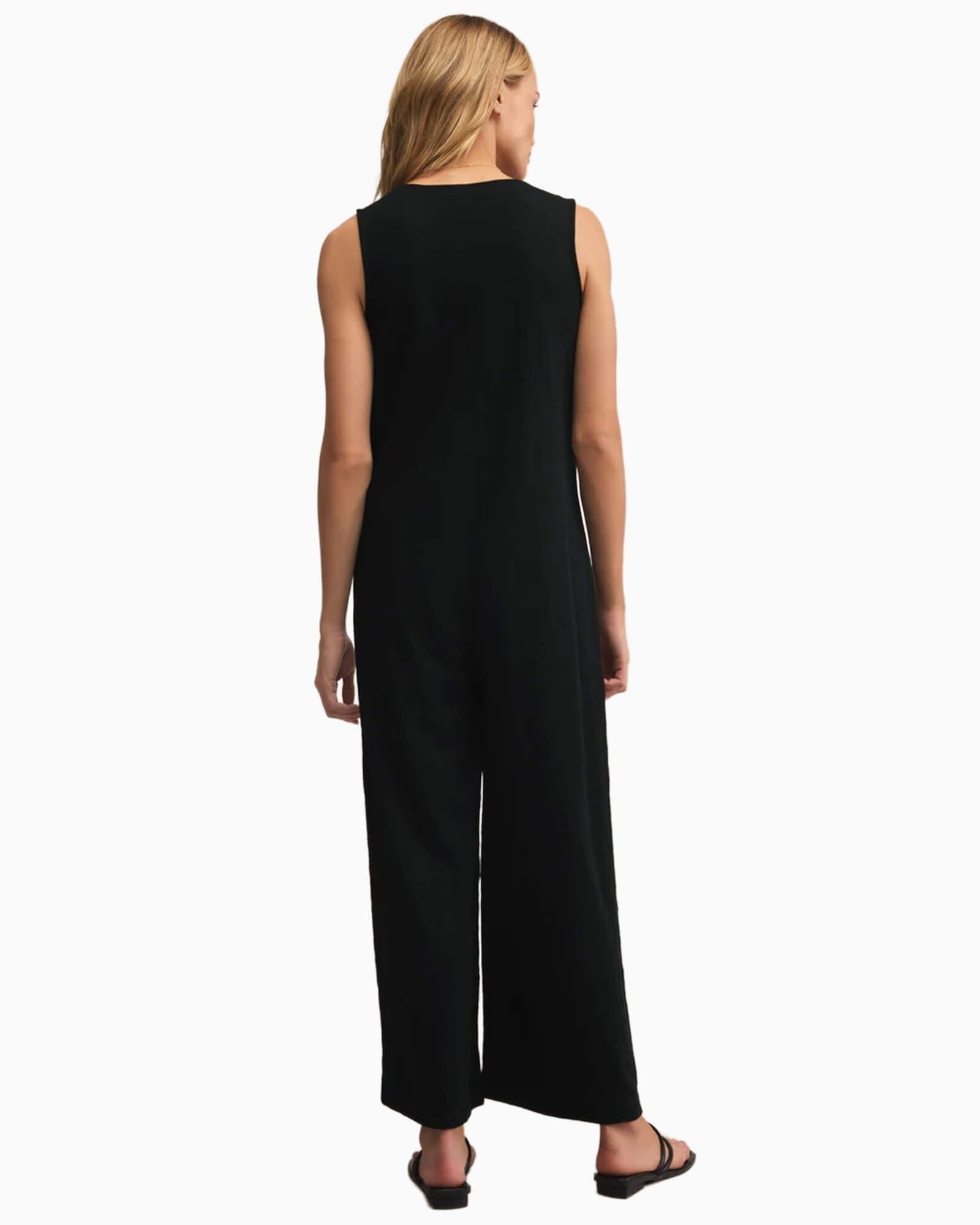 Solace Textured Slub Jumpsuit