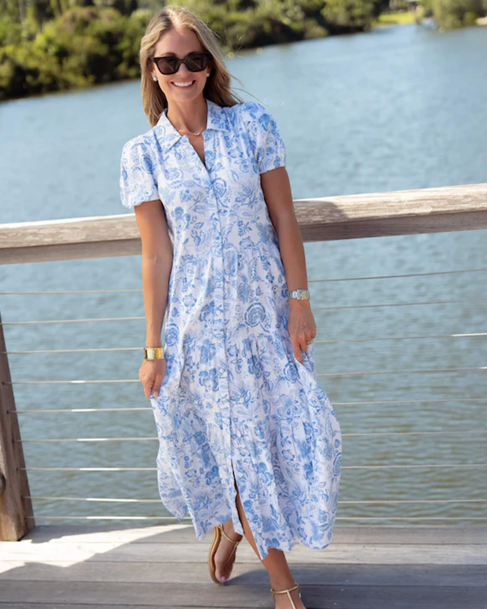 Kate Dress - Purple Poppy