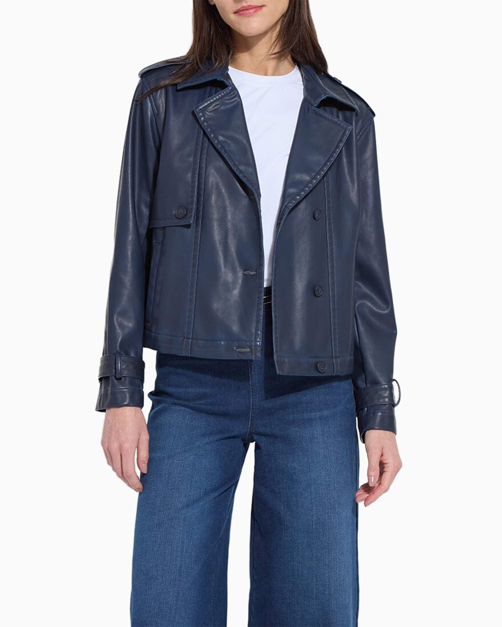 Evonne Oversized Cropped Trench Coat