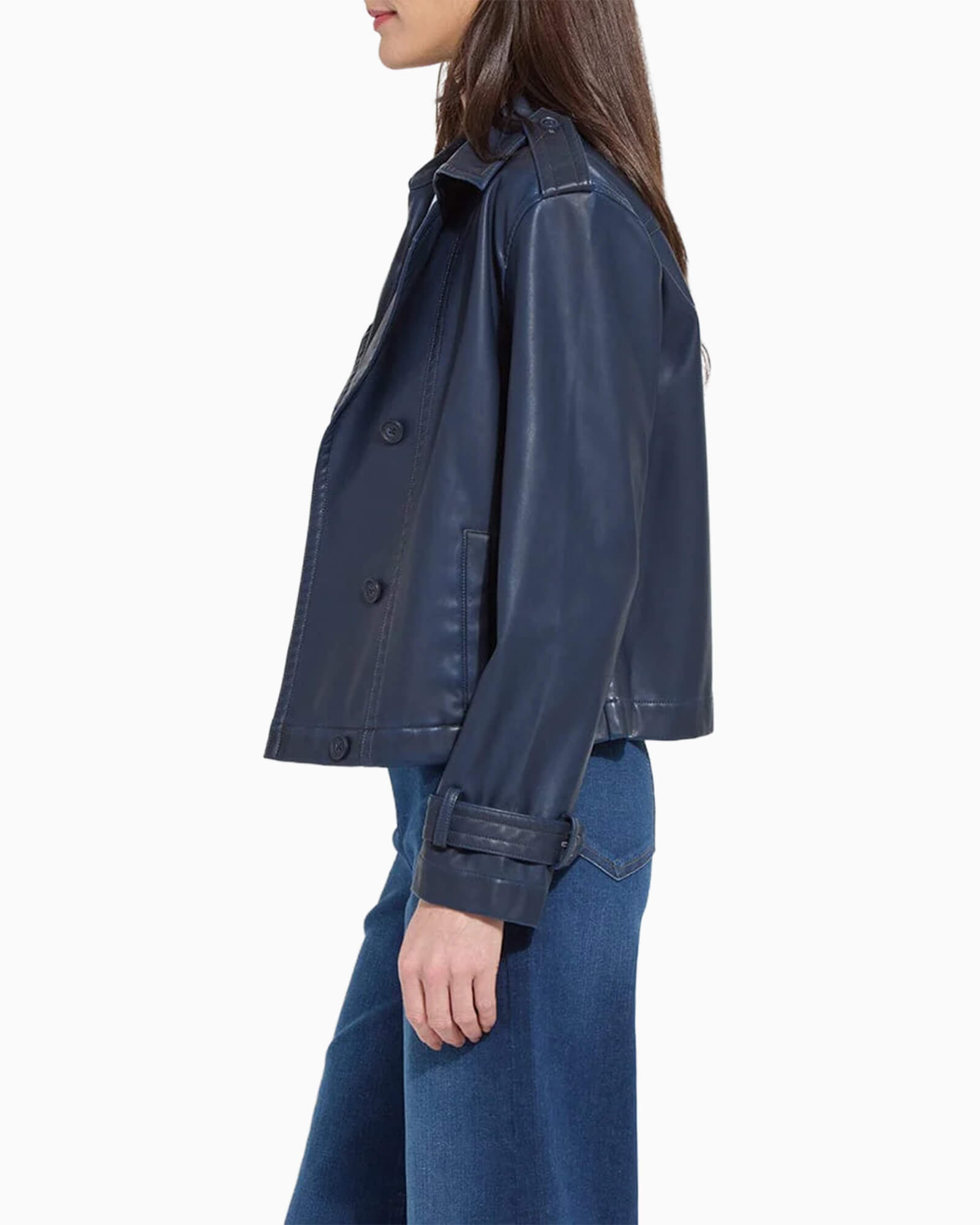 Evonne Oversized Cropped Trench Coat