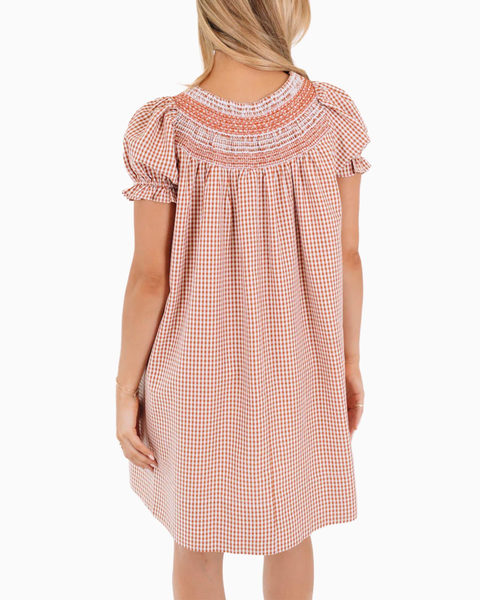 The Logan Dress Burnt Orange