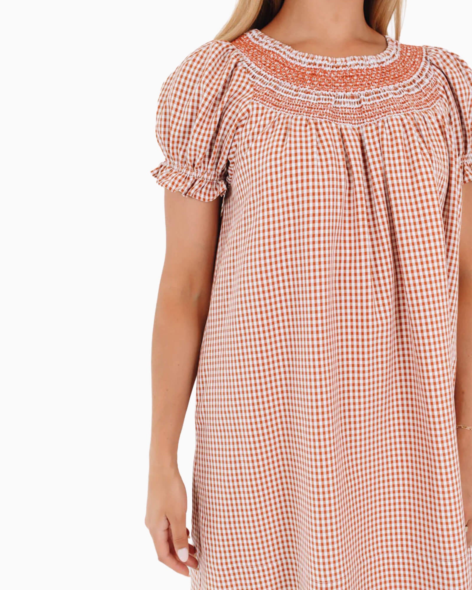 The Logan Dress Burnt Orange
