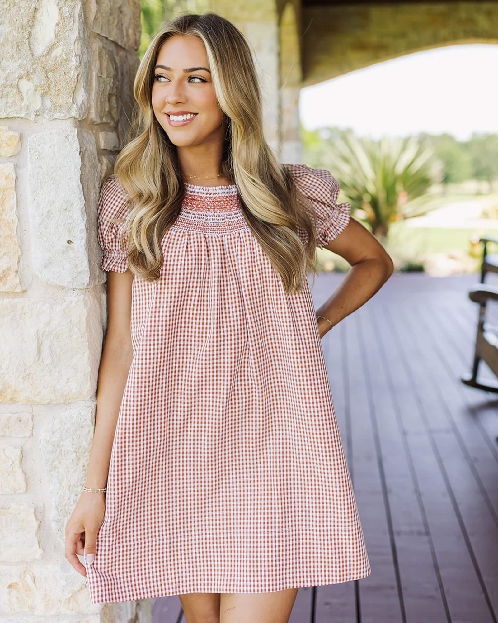 The Logan Dress Burnt Orange