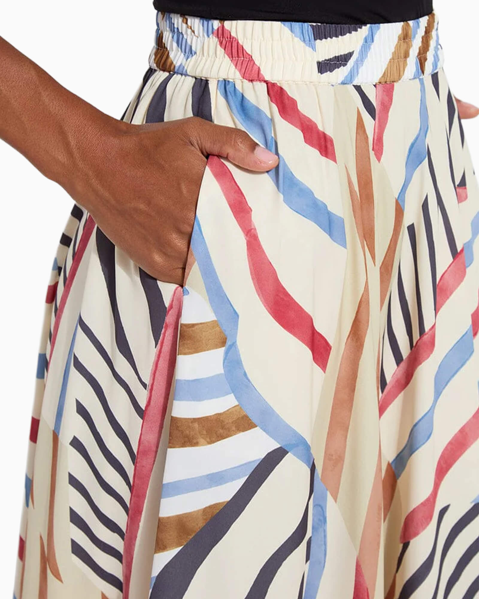Lorenza Midi Handkerchief Skirt