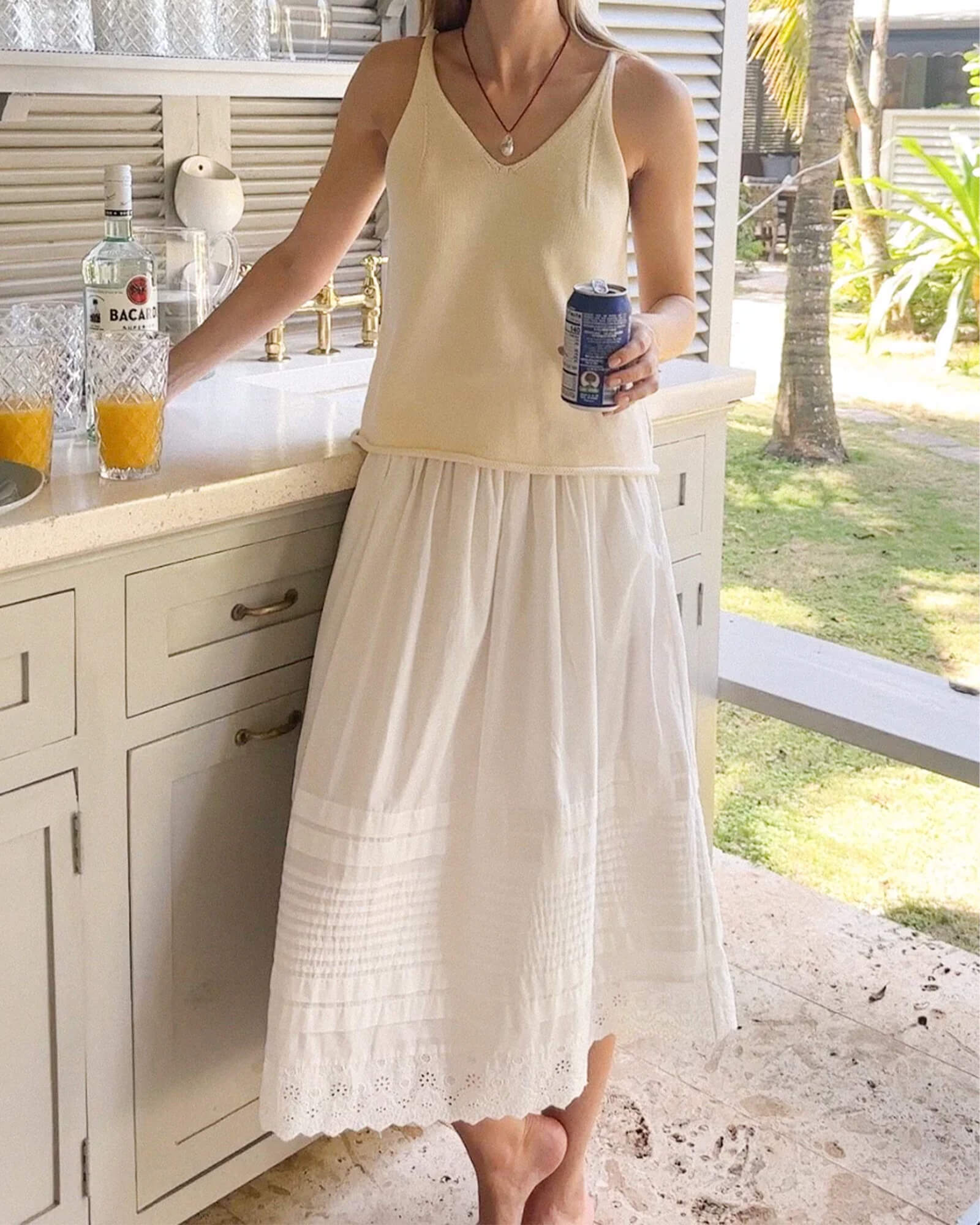 Lydia Skirt Shell Schiffli
