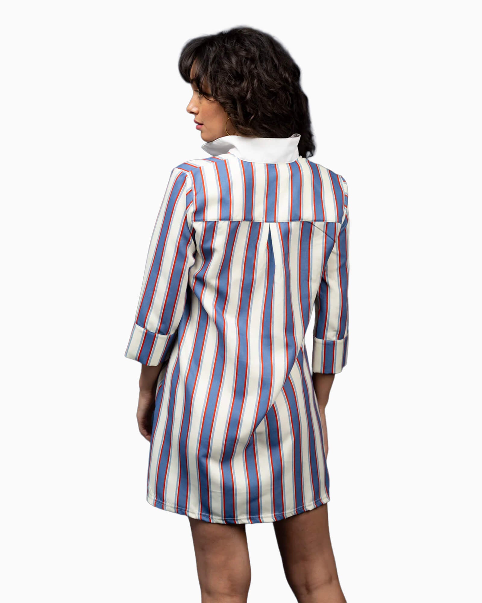 The Martha Dress Cottage Stripe