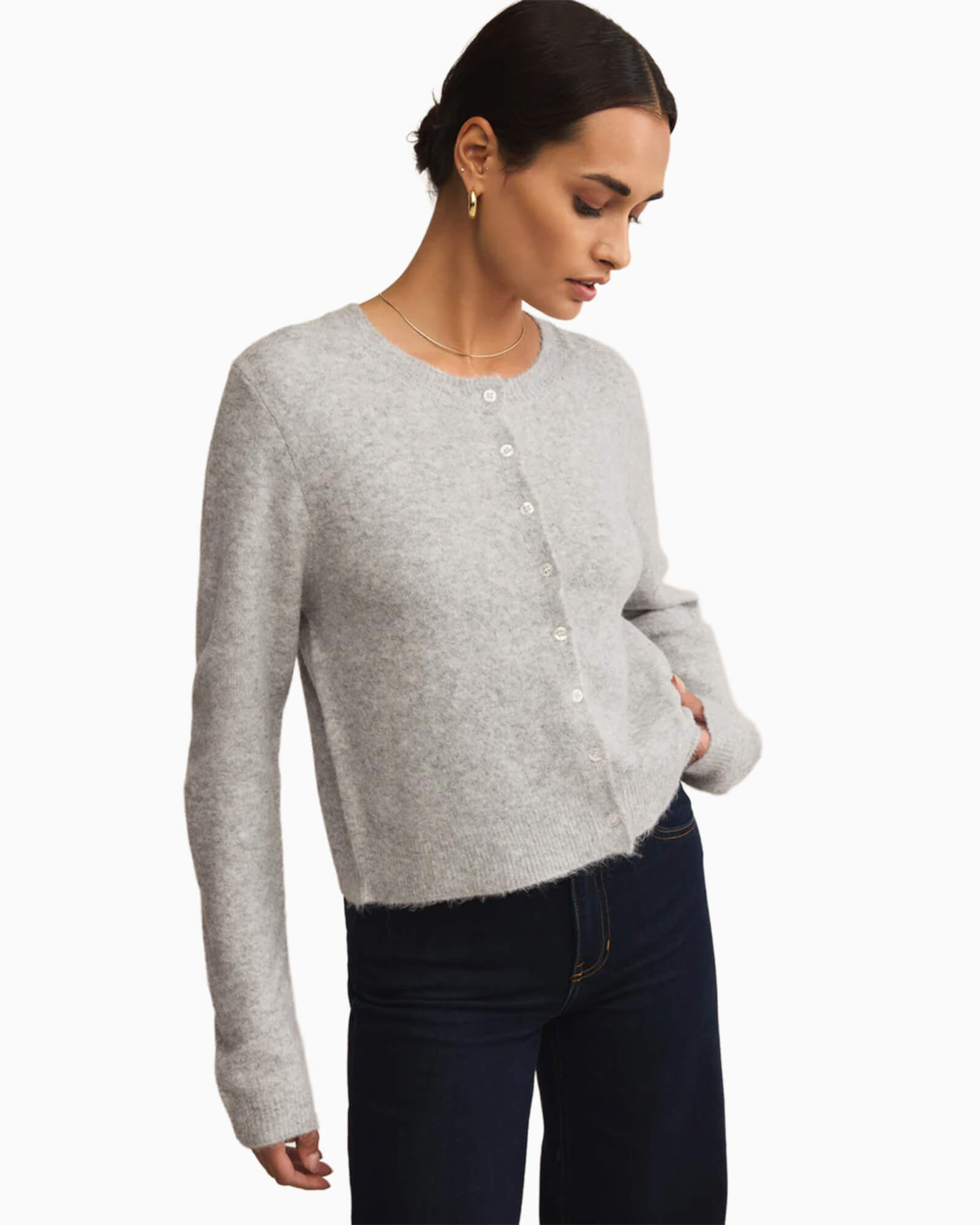 Medina Cozy Cardigan Gray