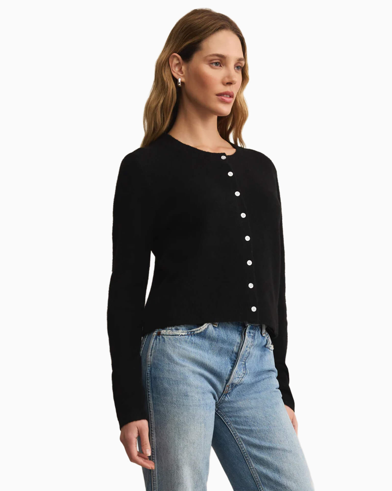 Medina Cozy Cardigan Black