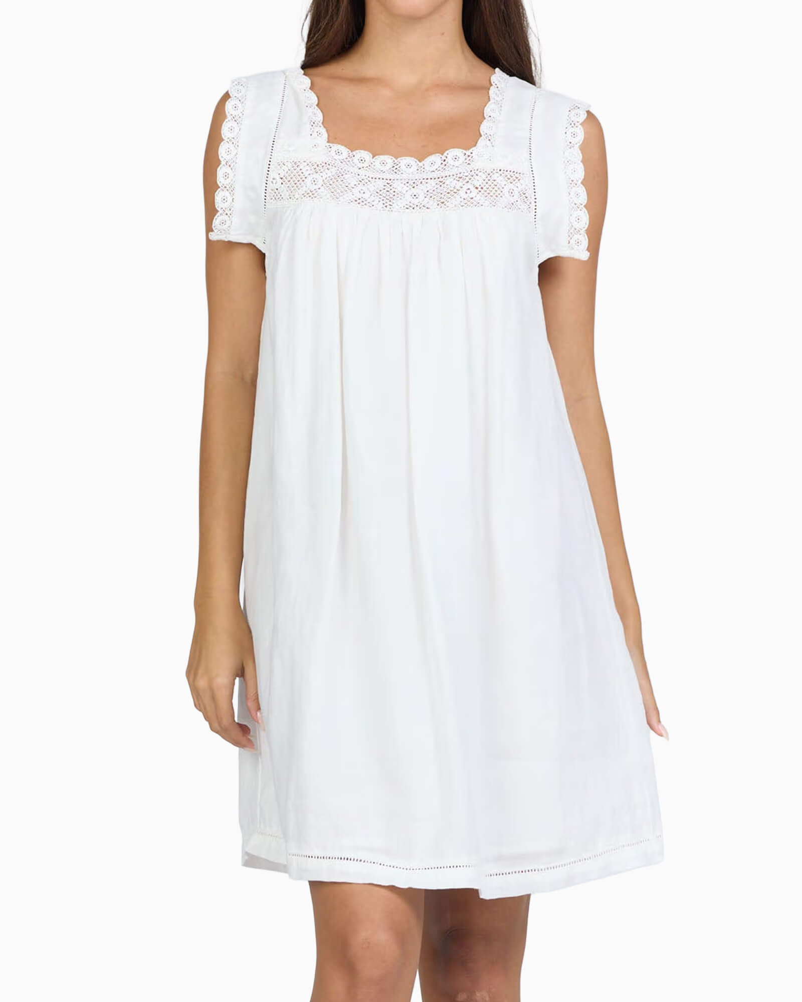 Miabella Dress White