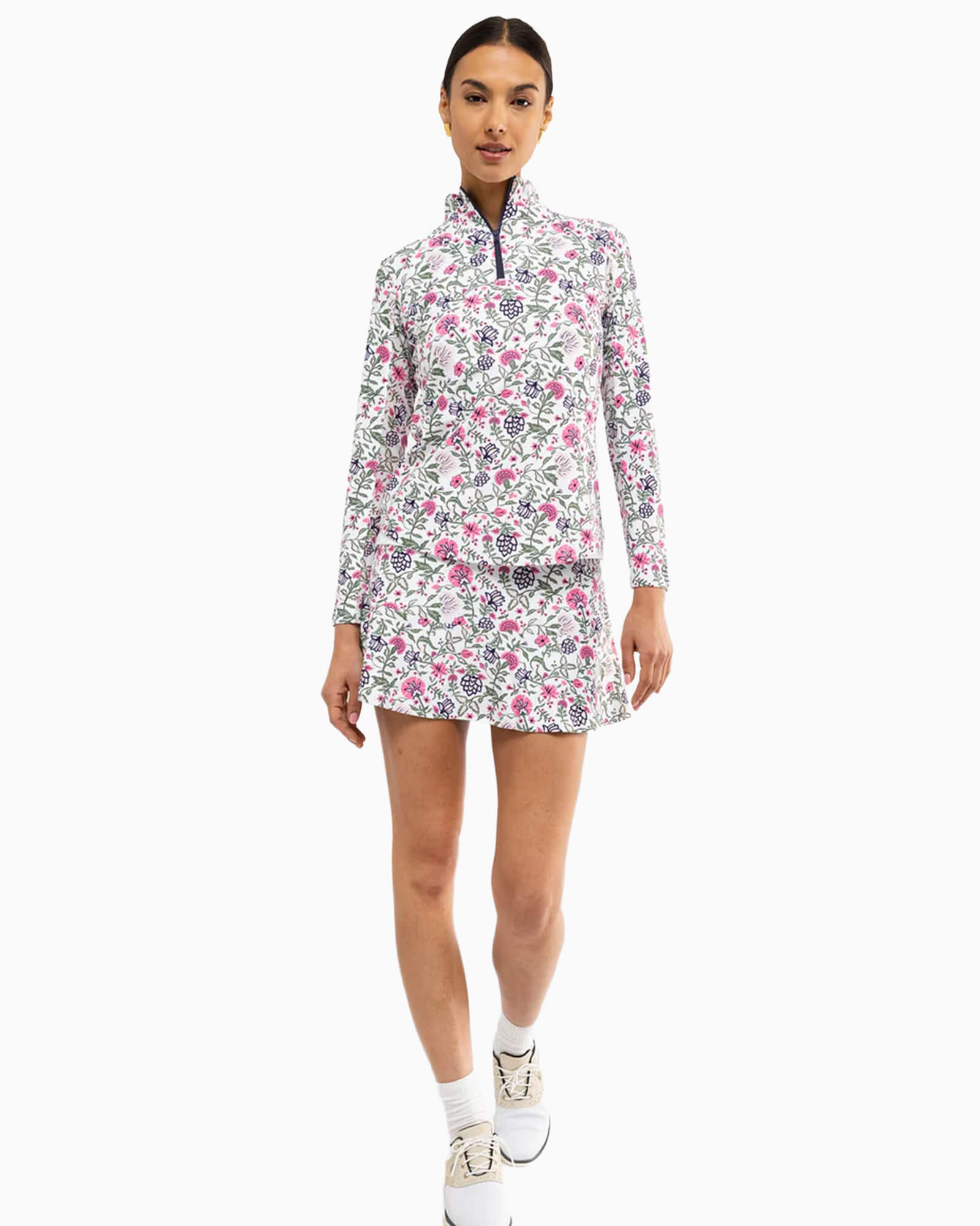 Molly Skort Perennial Play Pink - Purple Poppy