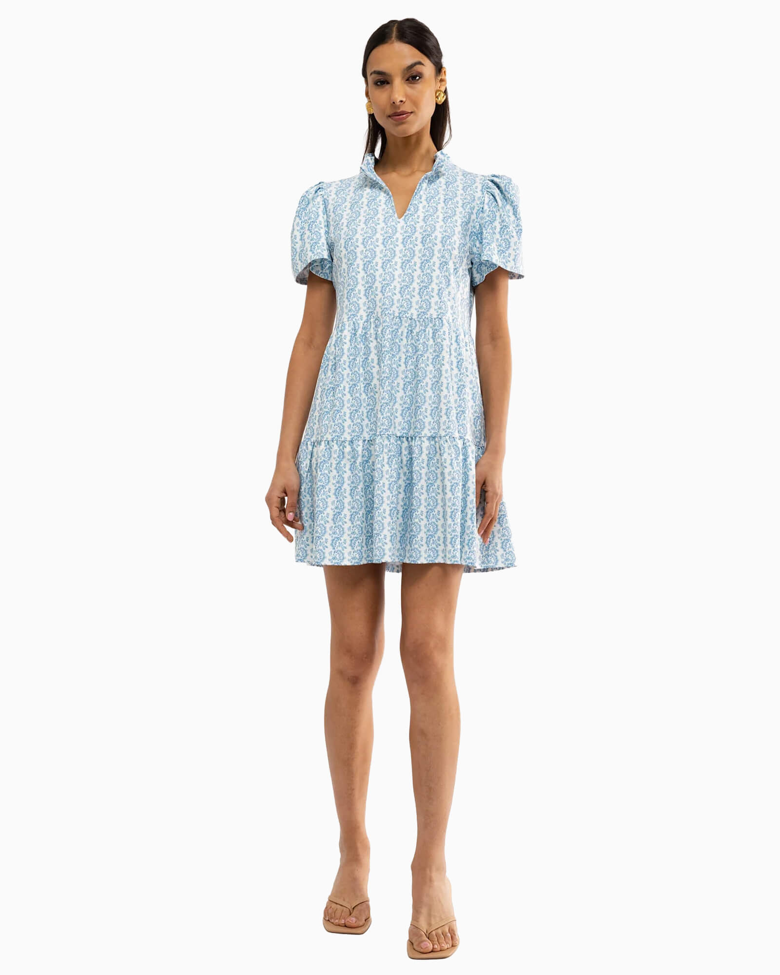 Navy Dress Marigold Twist