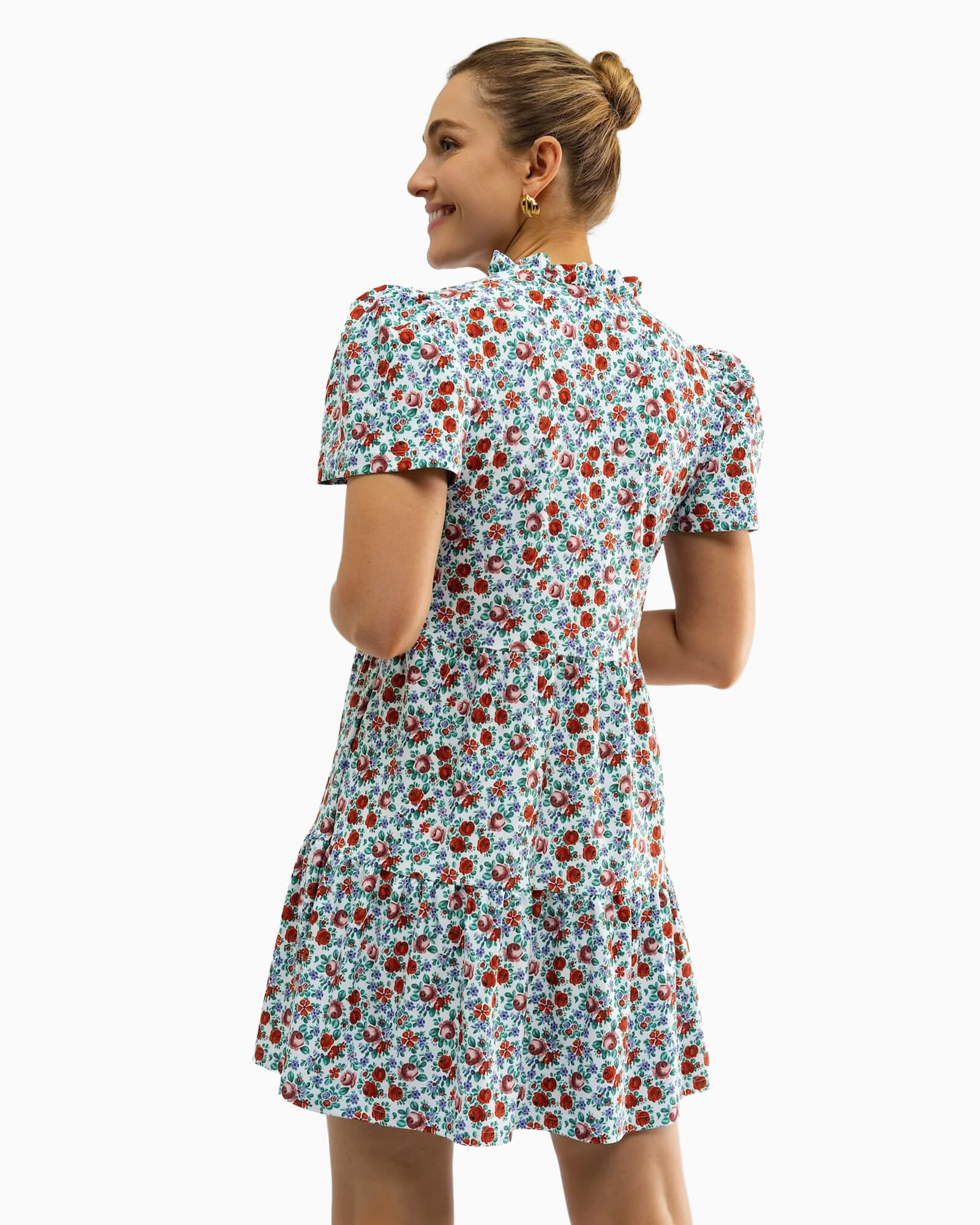 Navy Dress Italian Porcelain