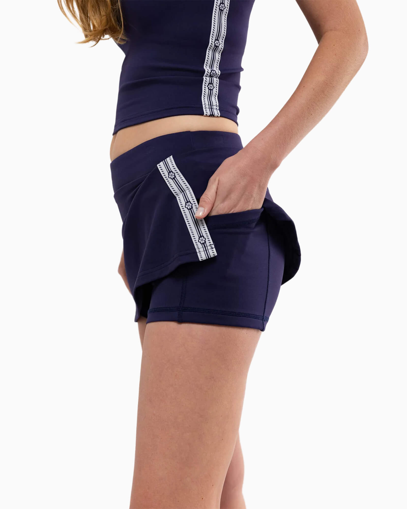 Nell Skort Navy/White