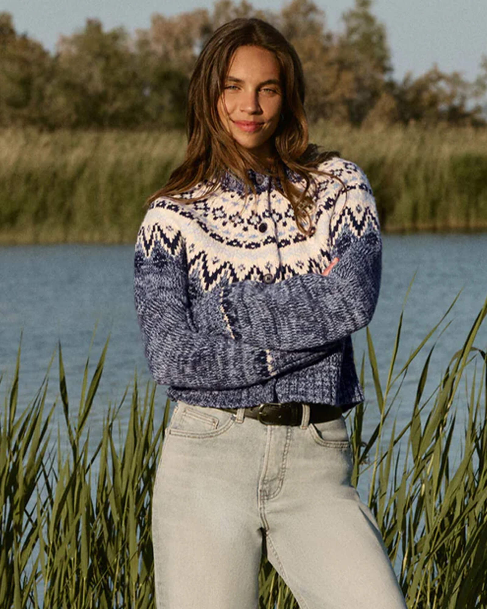 North Sea Fair Isle Cardigan