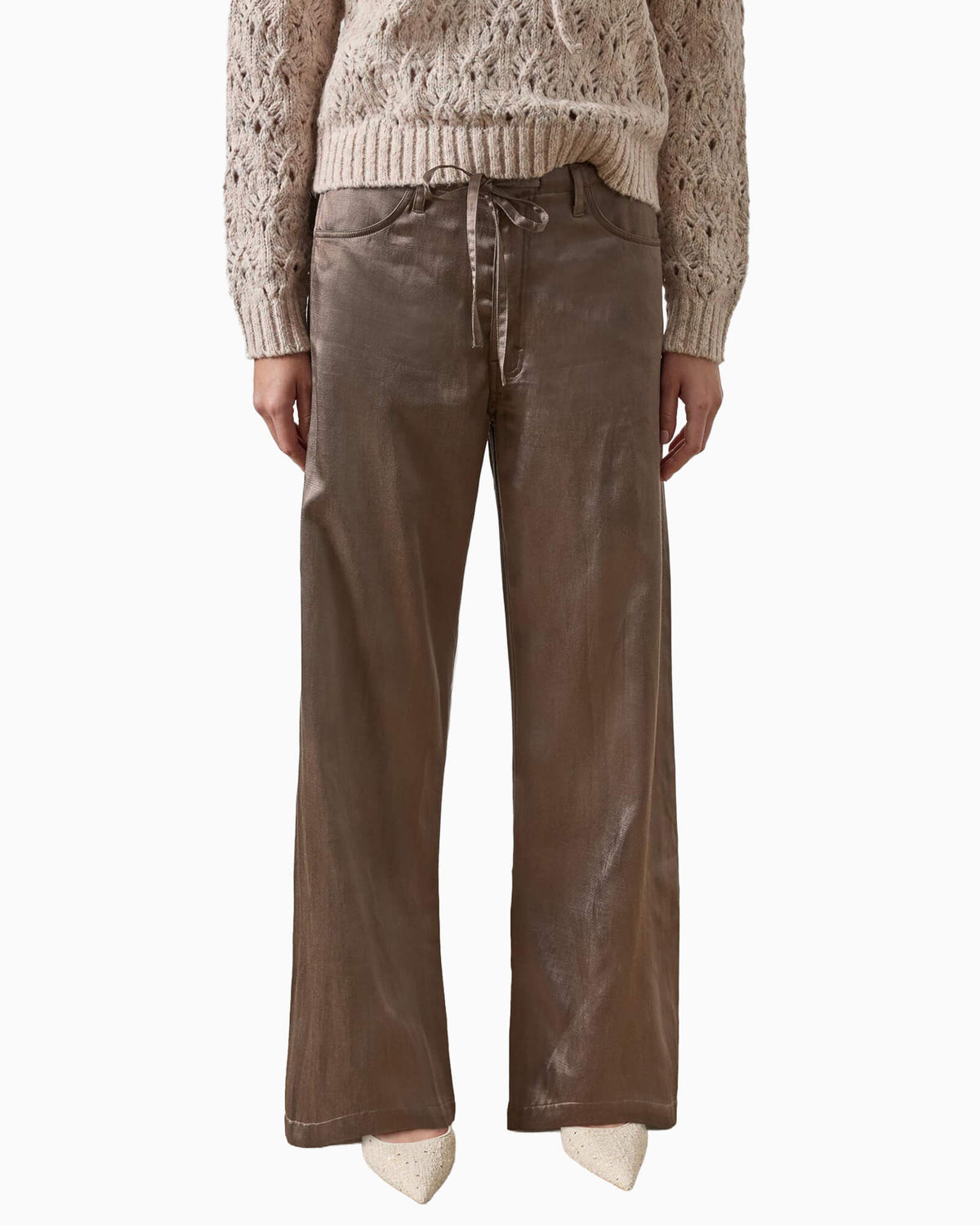 Slub Woven Pant Shiitake