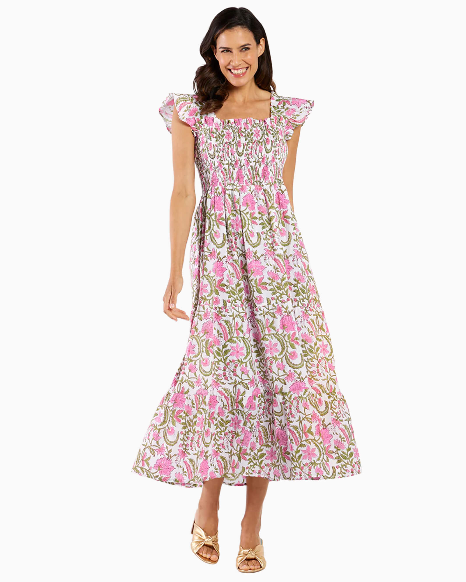 Peony Dress Cotton Voile