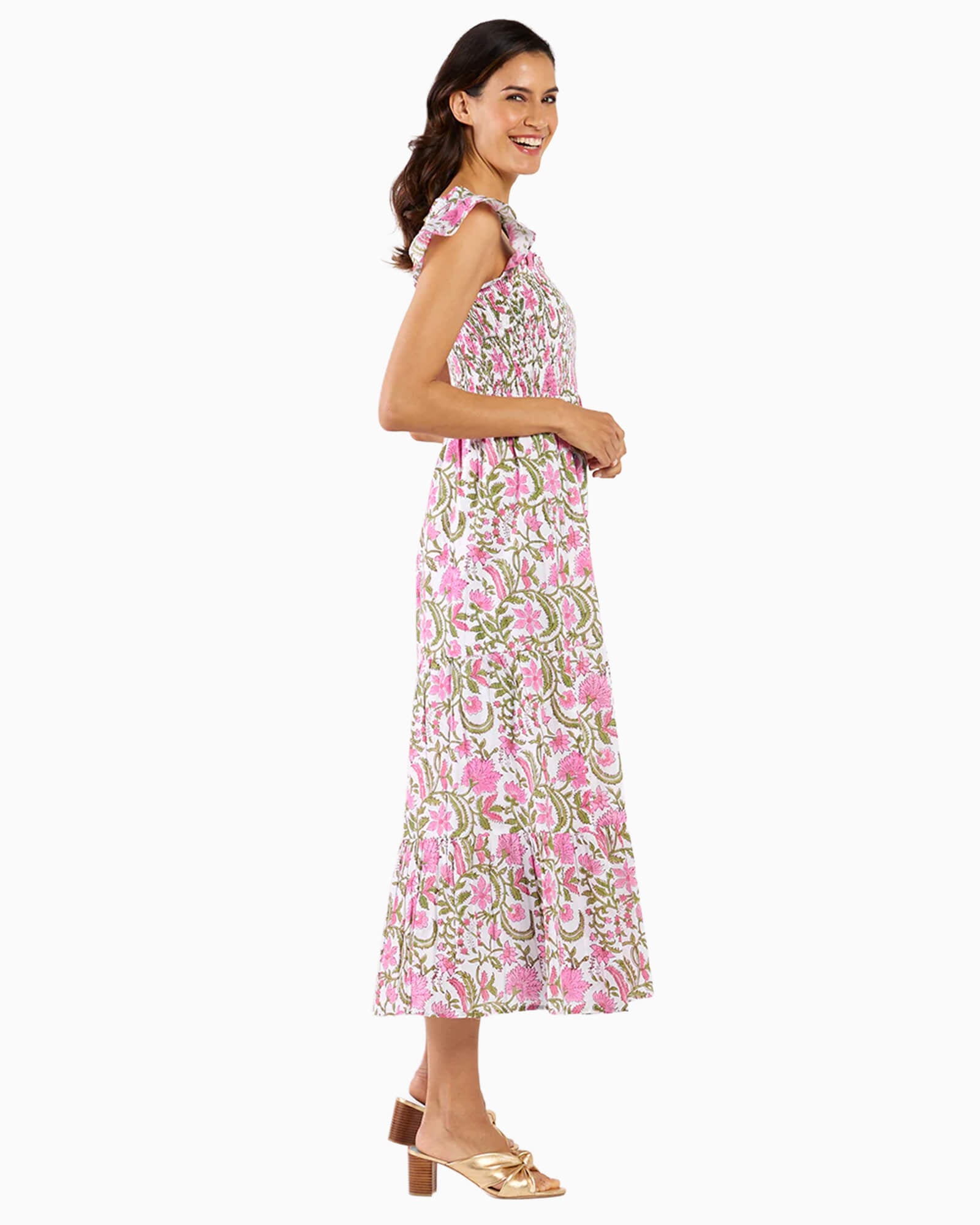 Peony Dress Cotton Voile