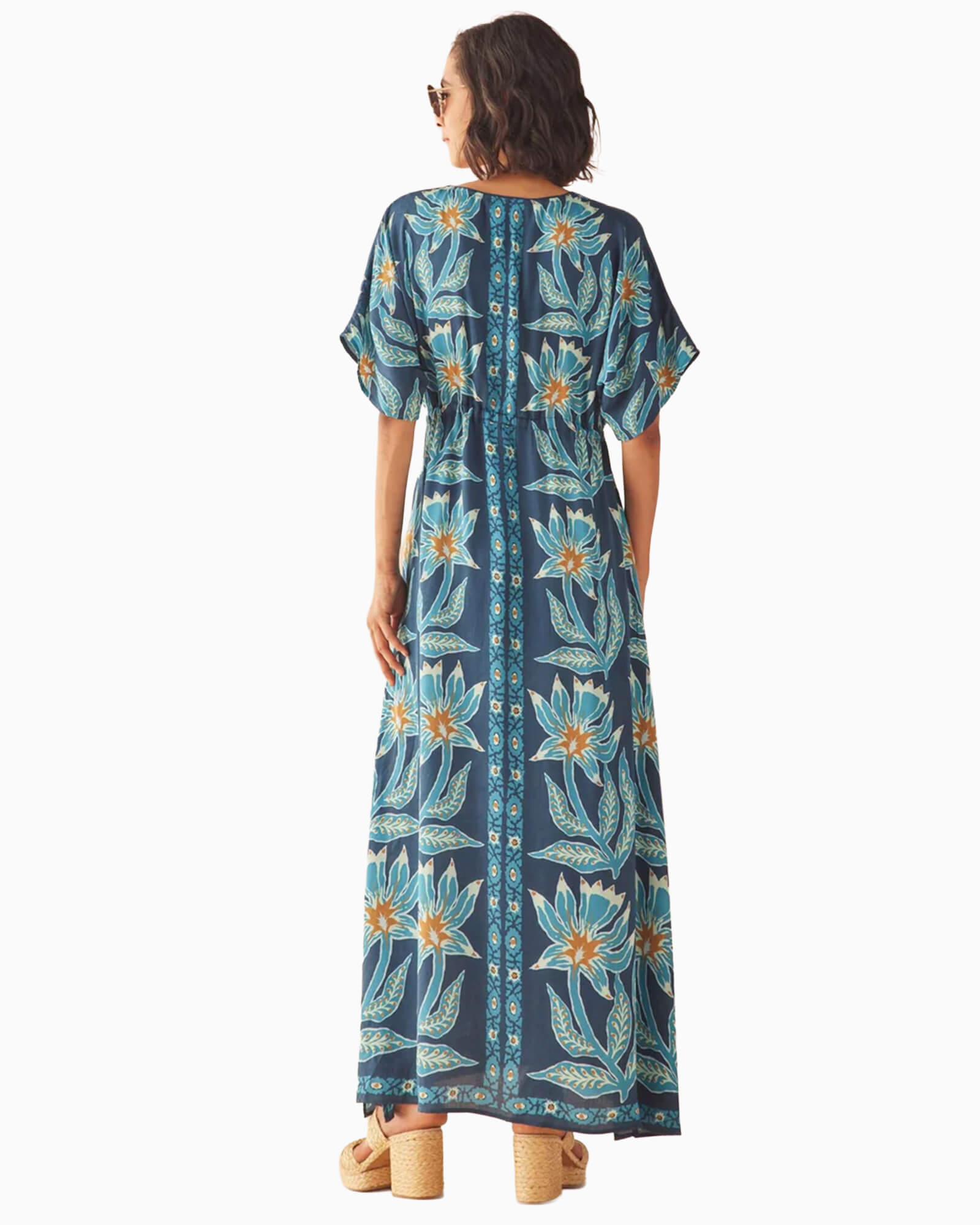 Pia Caftan Adya Baltic - Purple Poppy