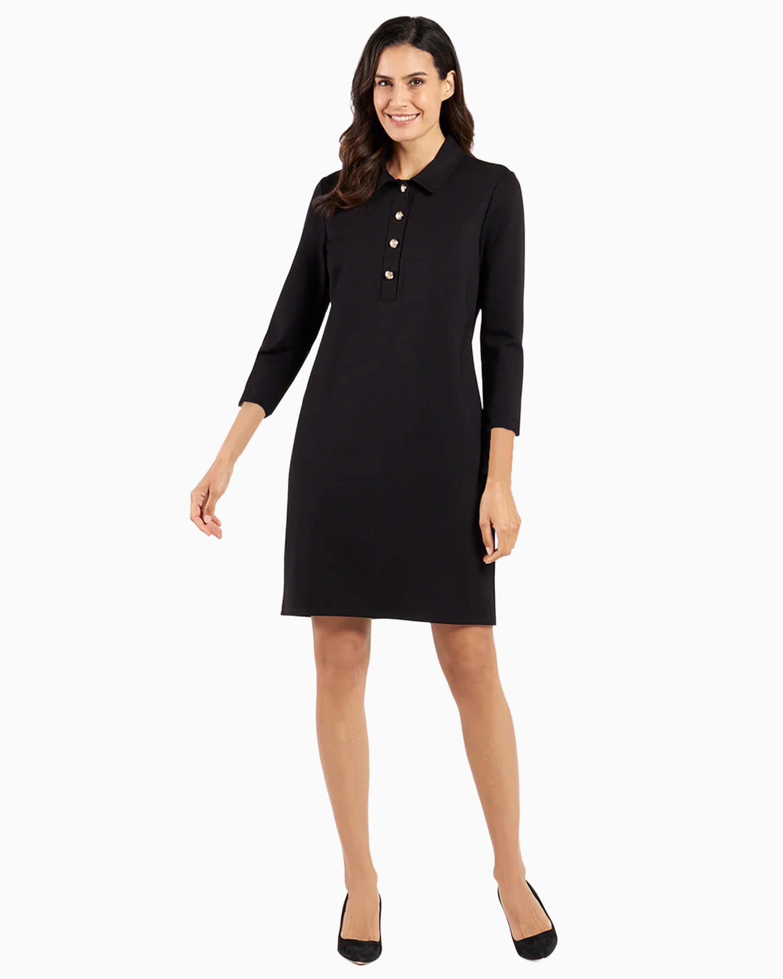 Midge Dress Black Gold
