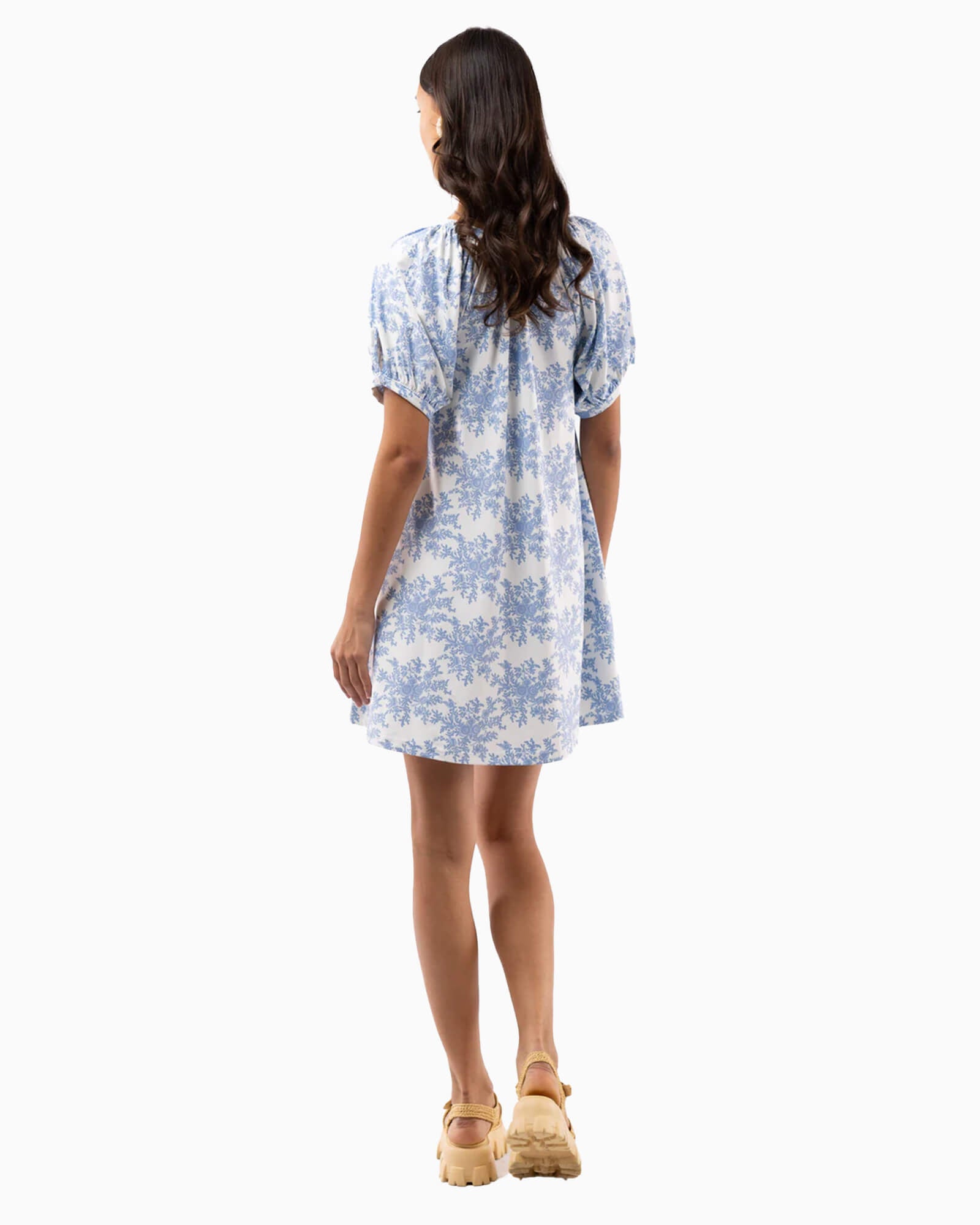 The Posie Dress Rose Bushel Blue