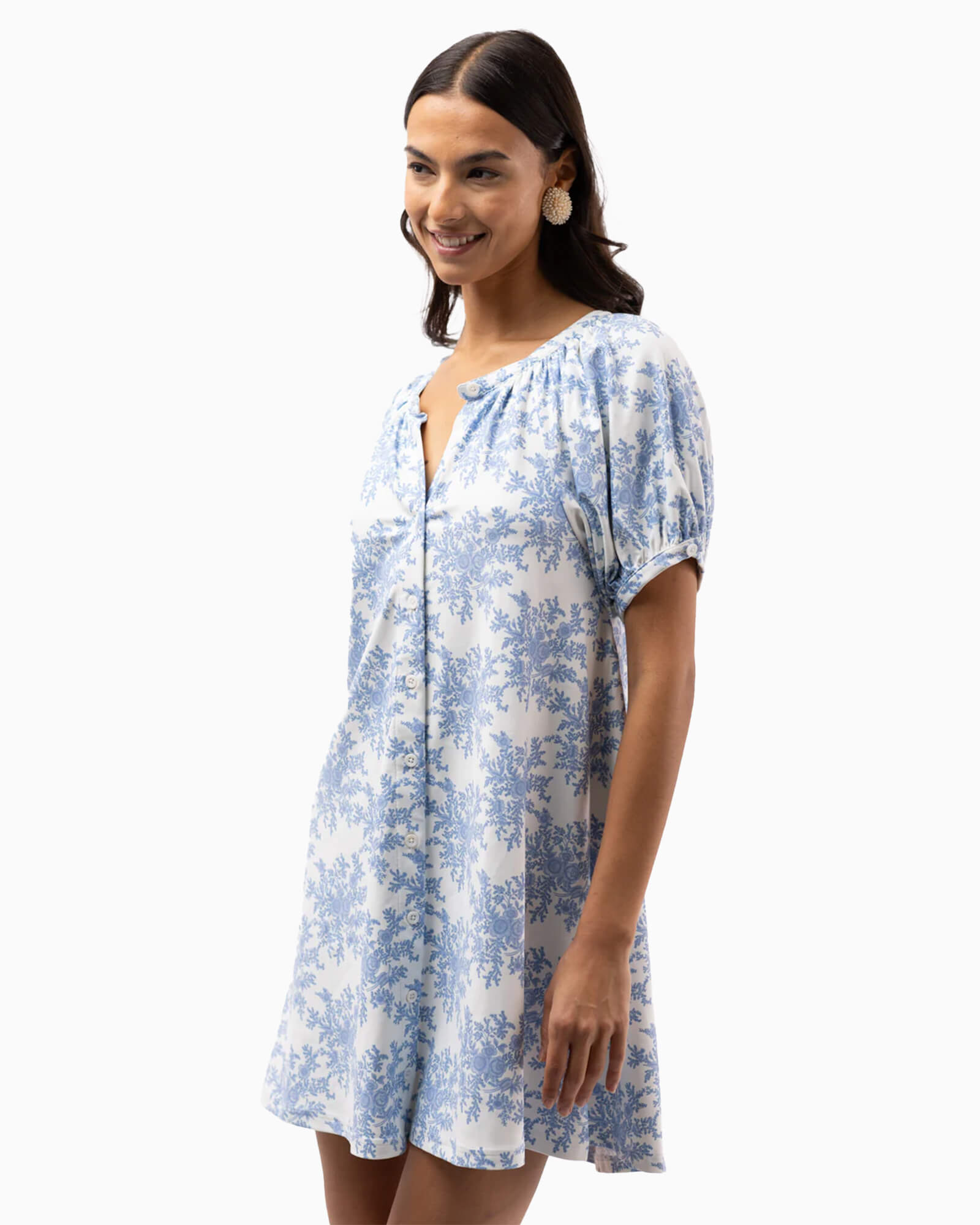 The Posie Dress Rose Bushel Blue