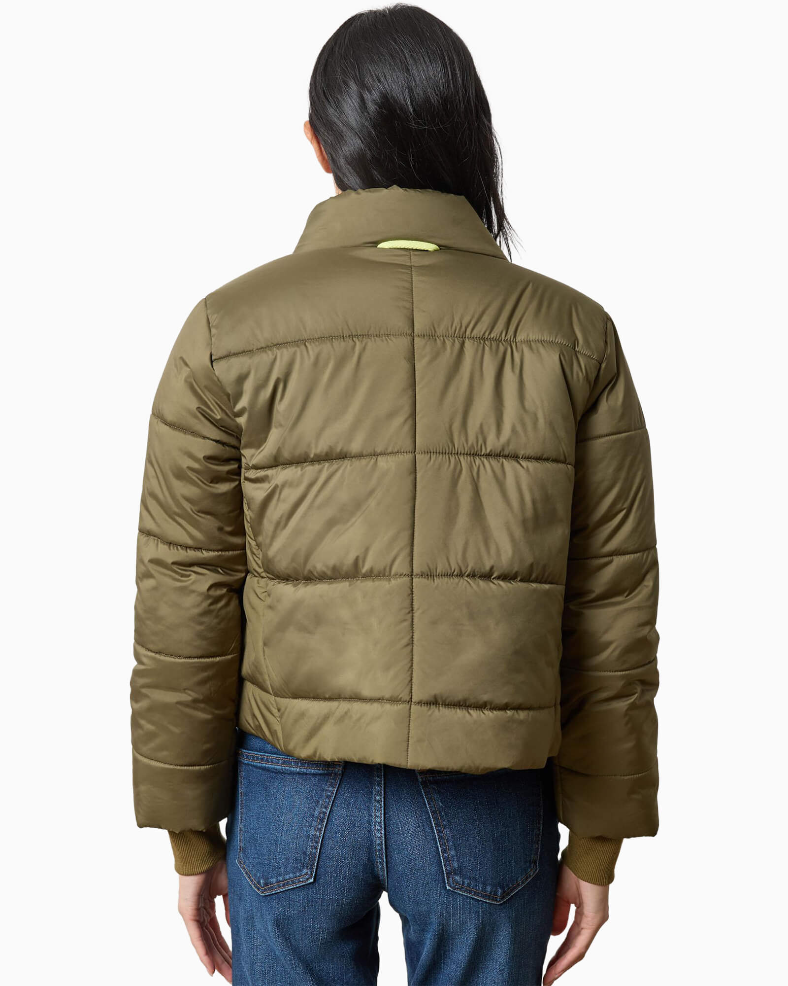 Knit Cuff Jacket Evergreen