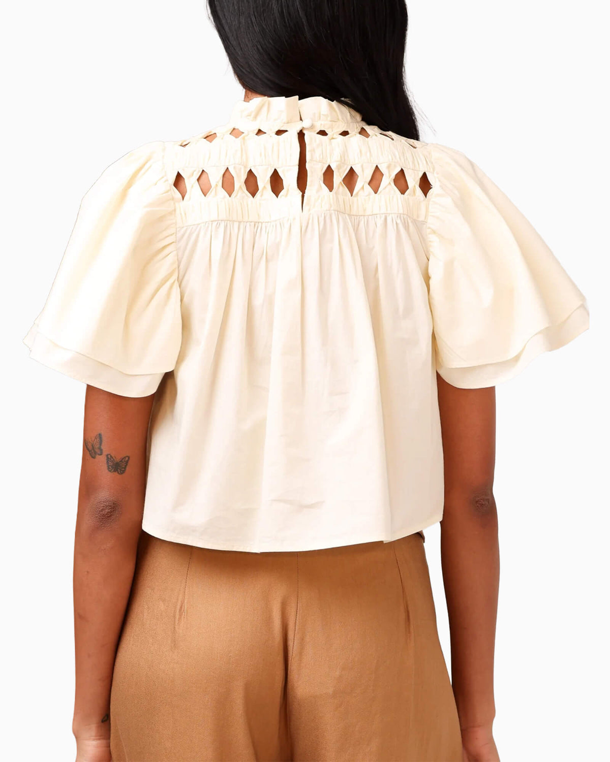 Quinn Blouse Vanilla Shell