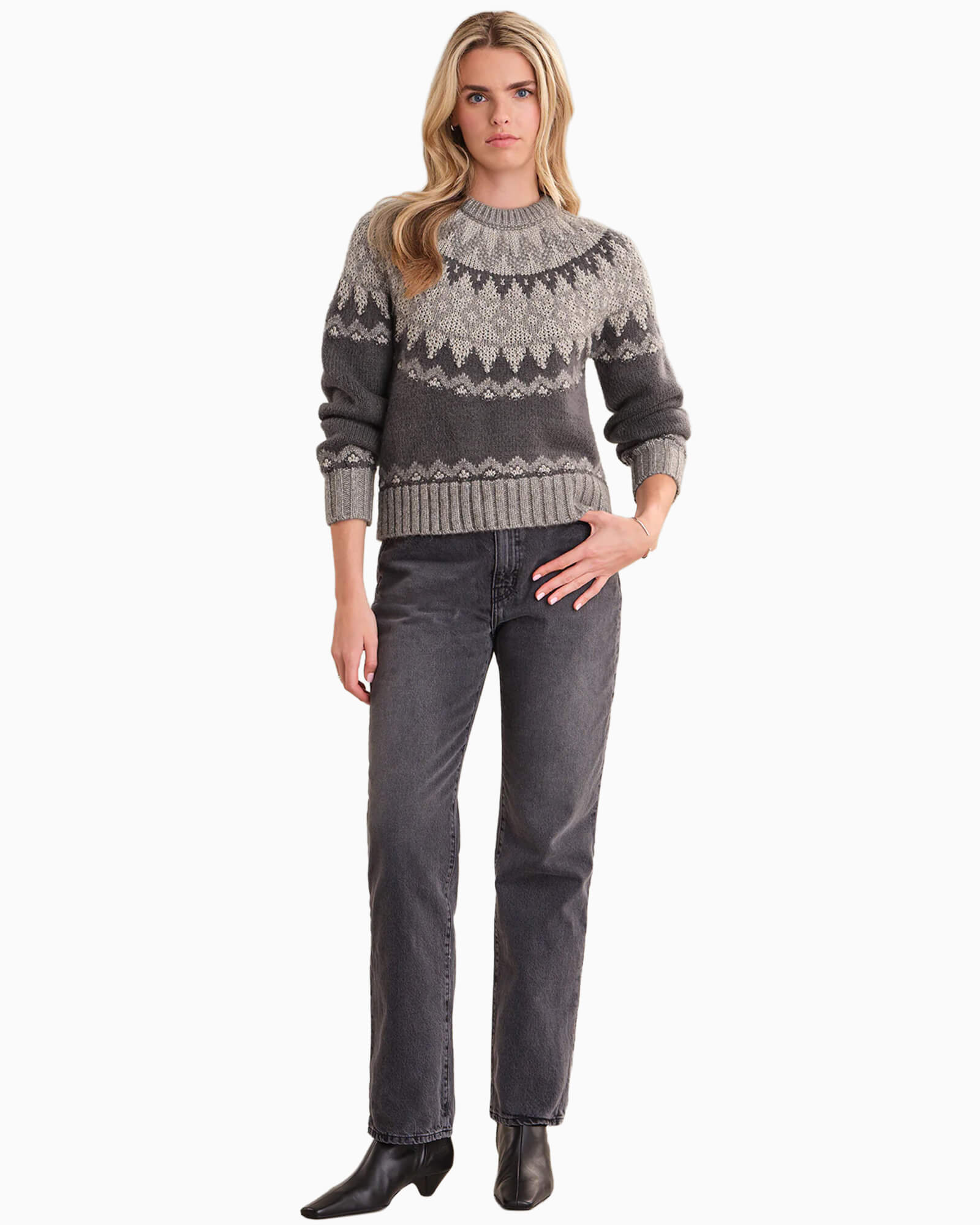 Indie Fair Isle Raglan Pullover