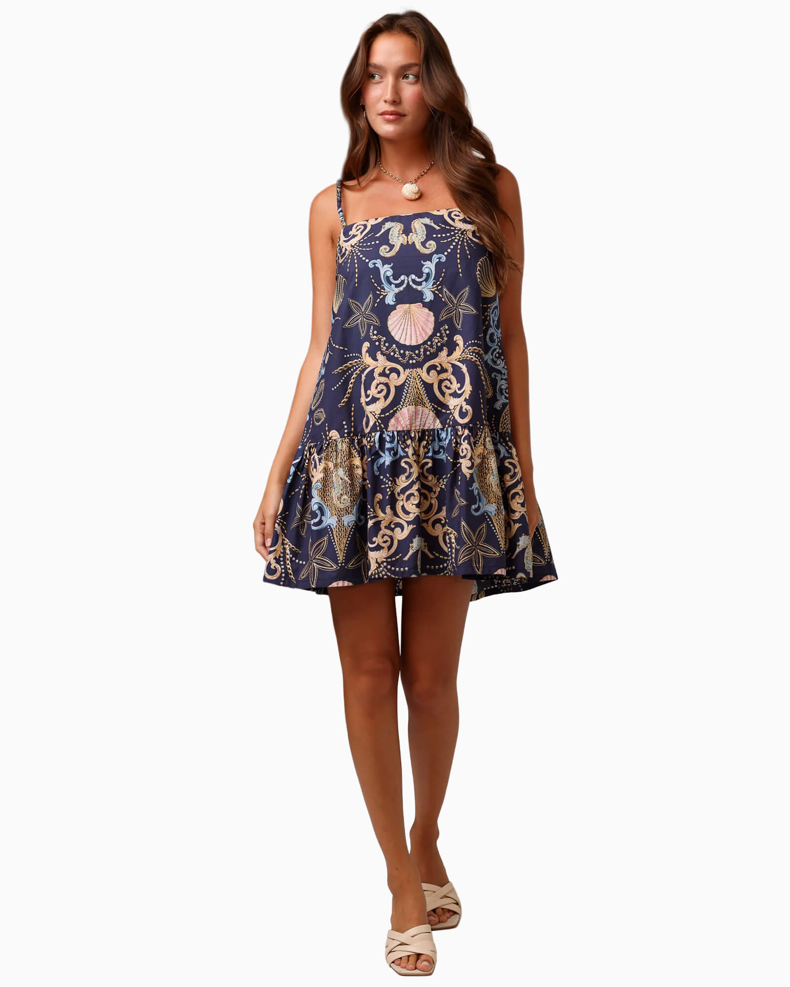 Scarlett Mini Dress Gilded Coast