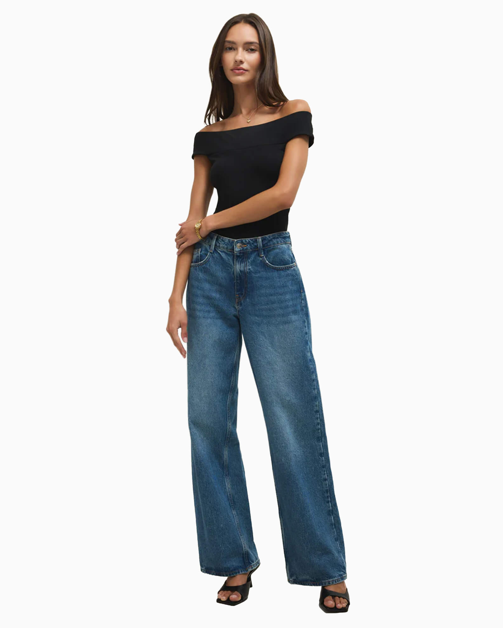 Second Skin Off Shoulder Top