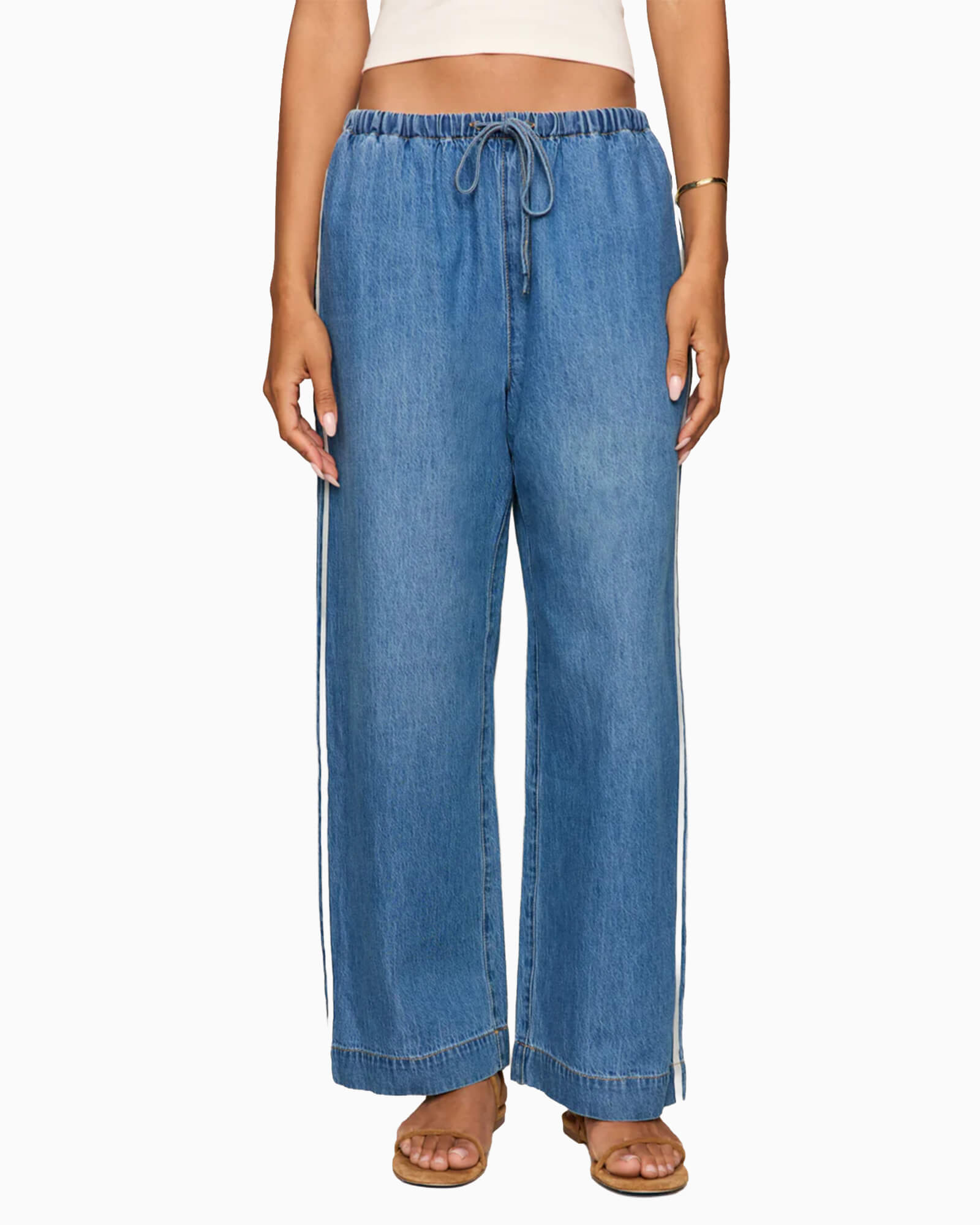 The Sidelines Denim Track Pant