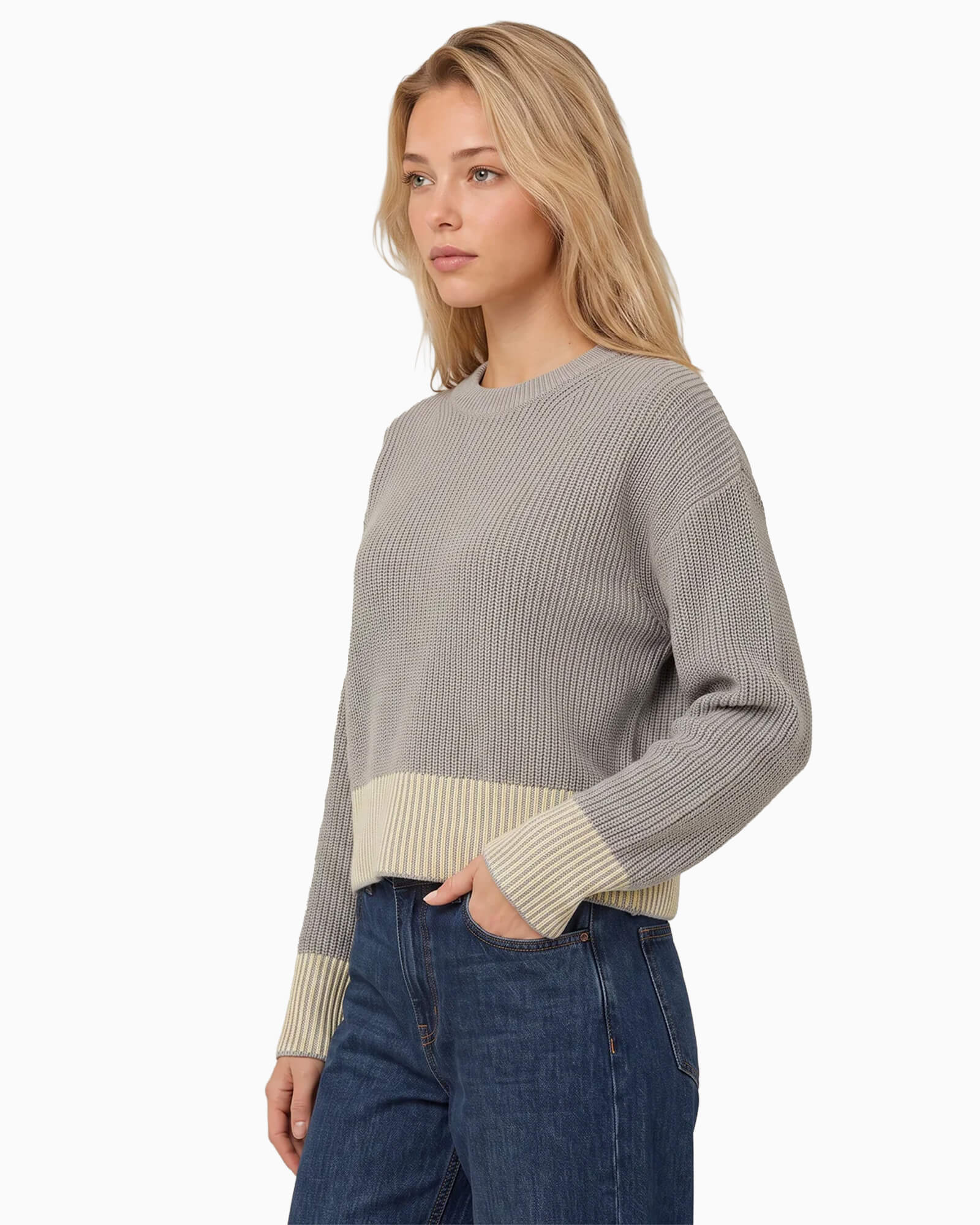 Sienna Stripe Rib Pullover