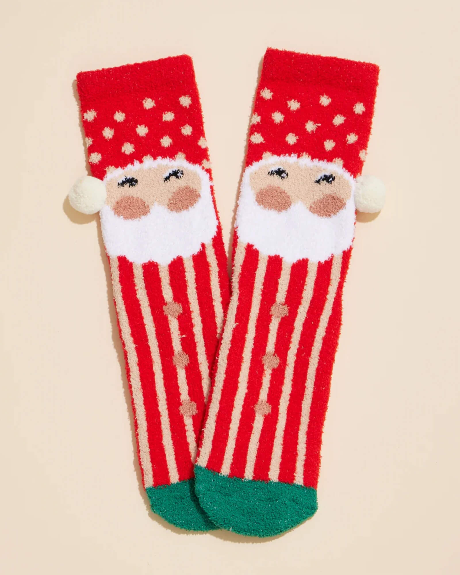 Christmas Fuzzy Socks (Pack of 4)