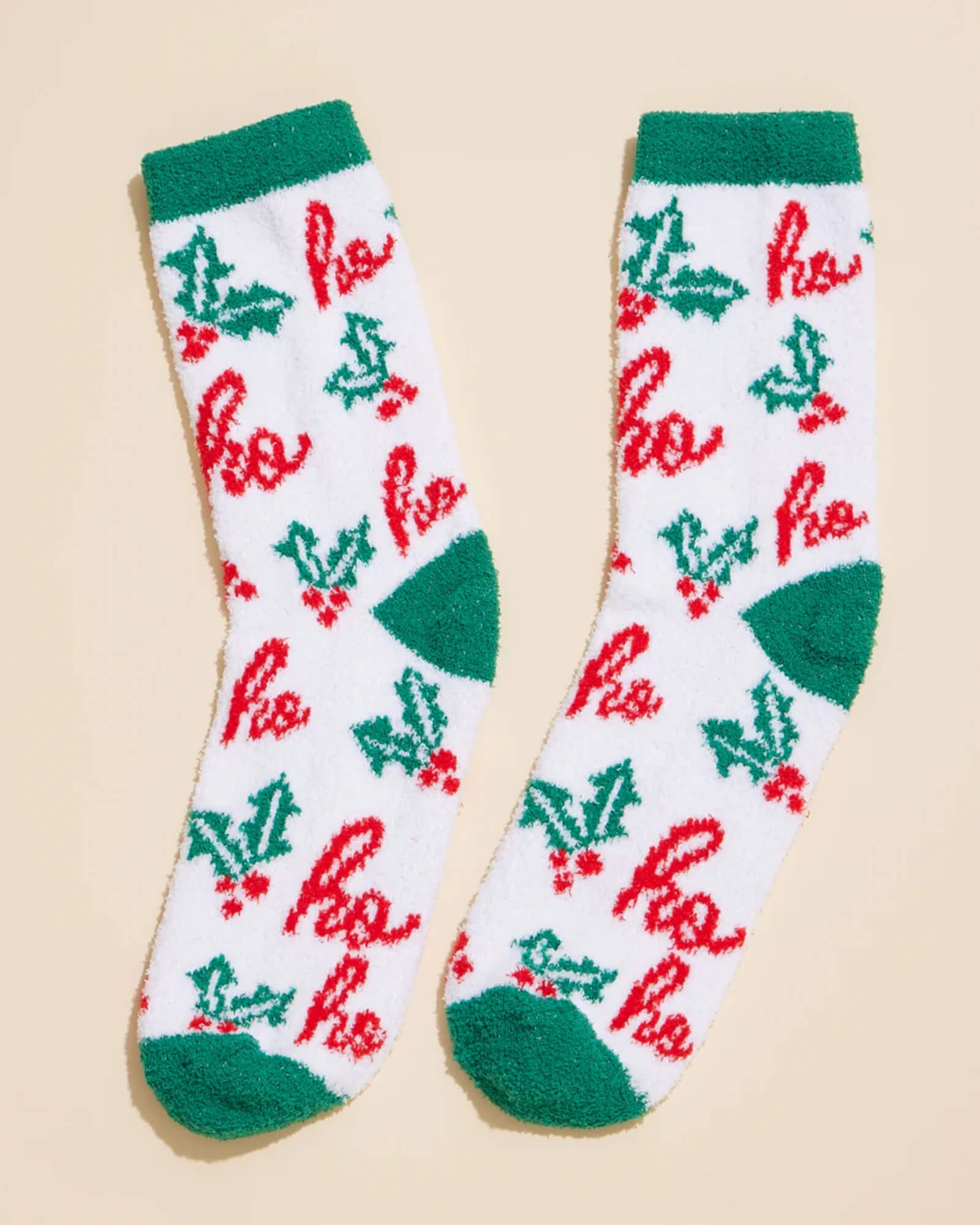 Christmas Fuzzy Socks (Pack of 4)
