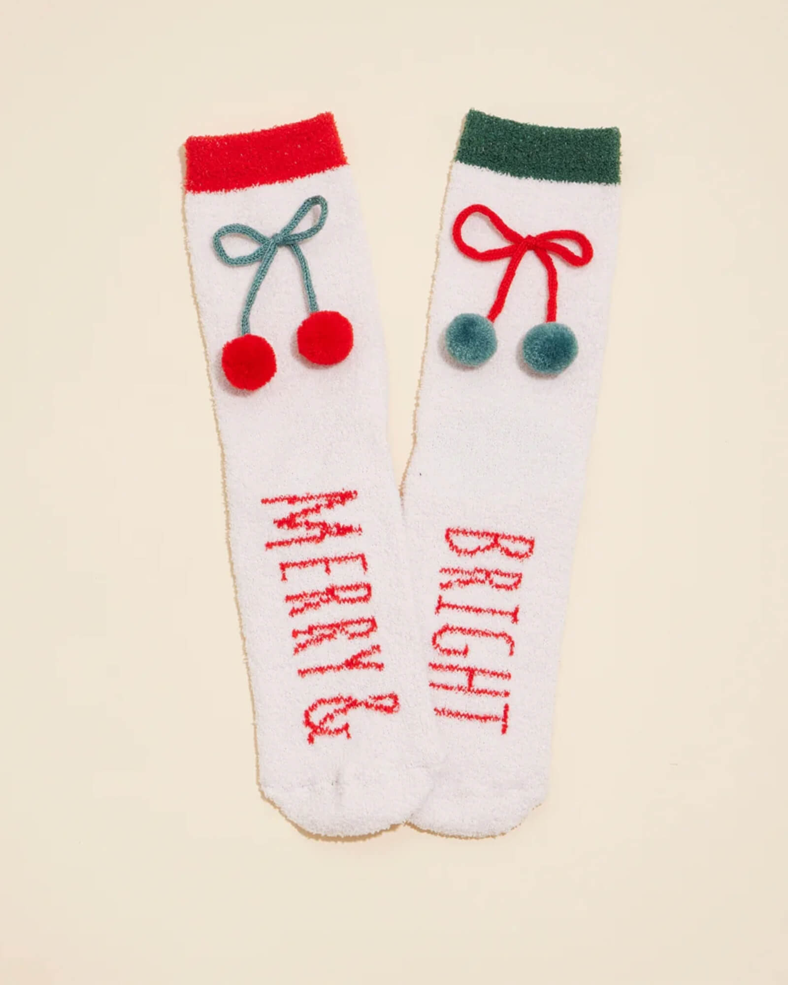 Christmas Fuzzy Socks (Pack of 4)