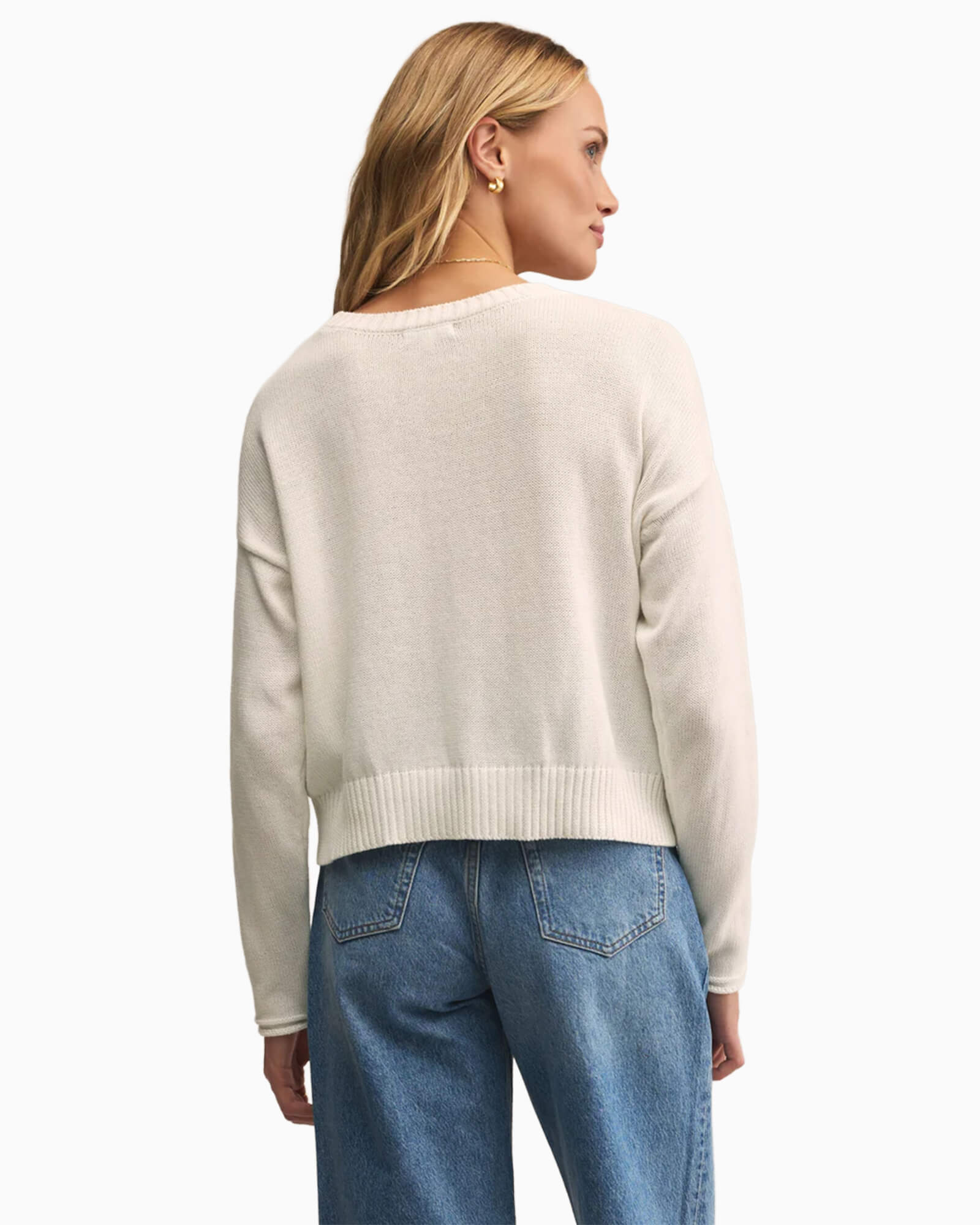 Sienna Lucky Star Embroidered Sweater