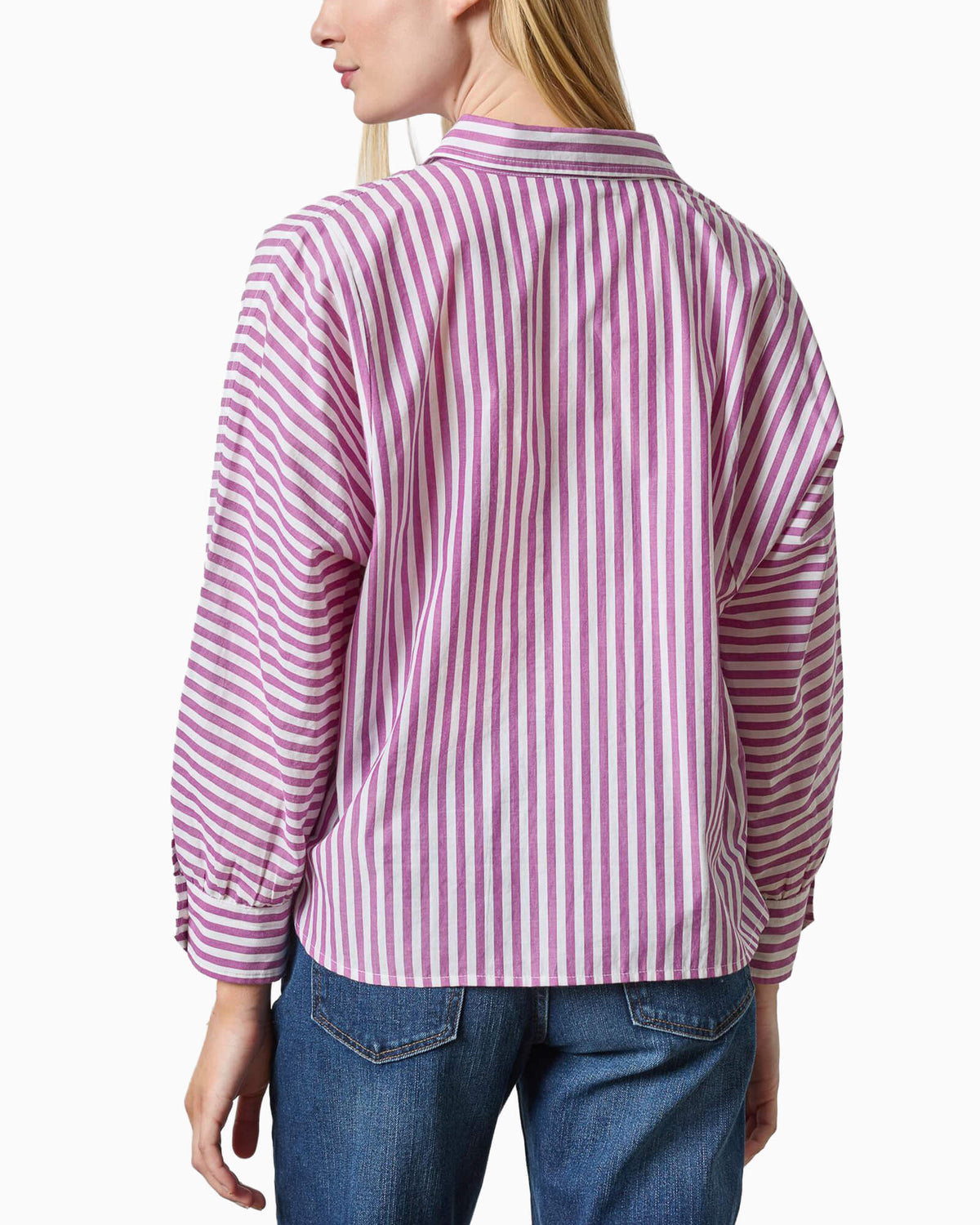 Dolman Sleeve Button Down Shirt Snapdragon