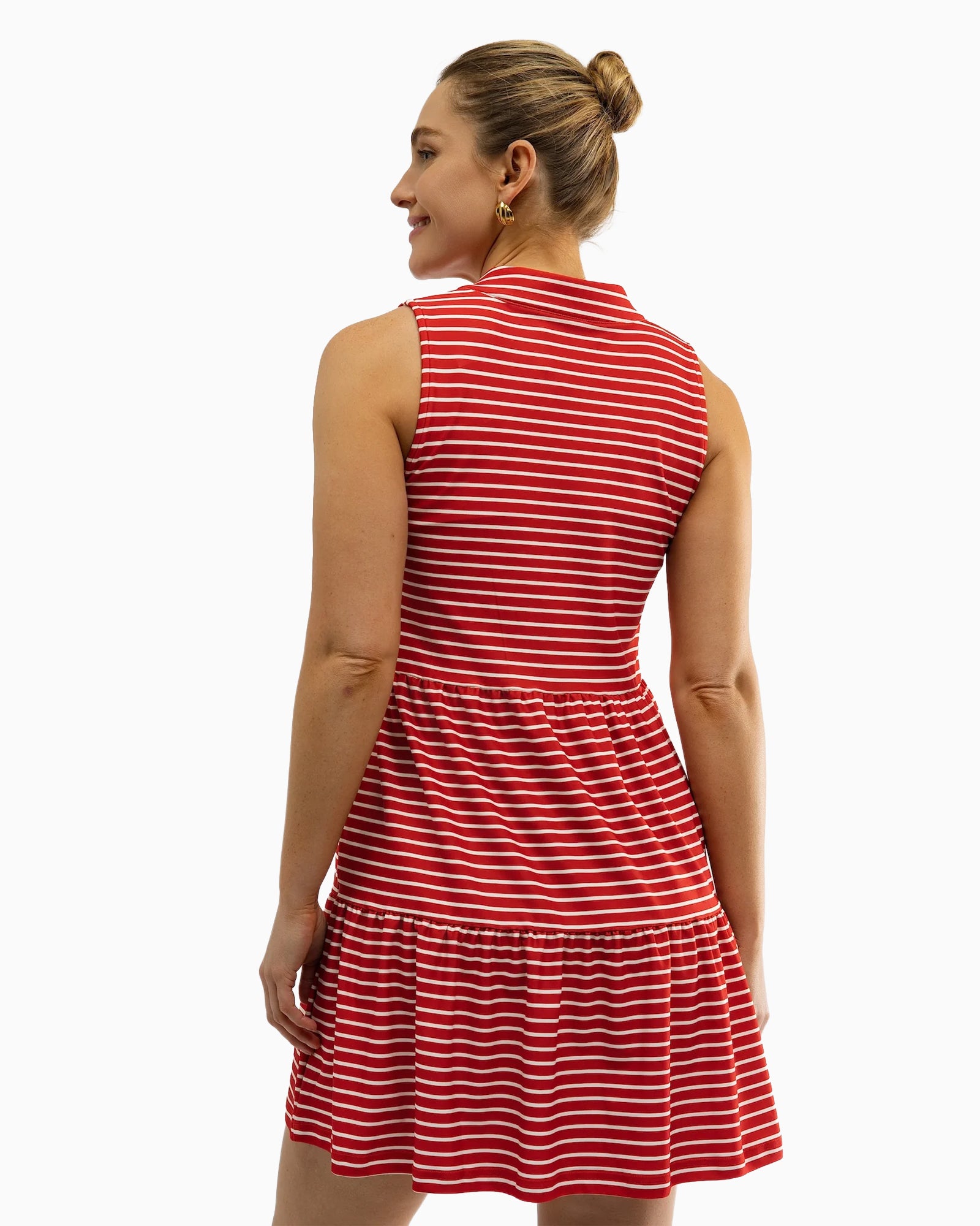 Tatum Dress Strawberry Stripe