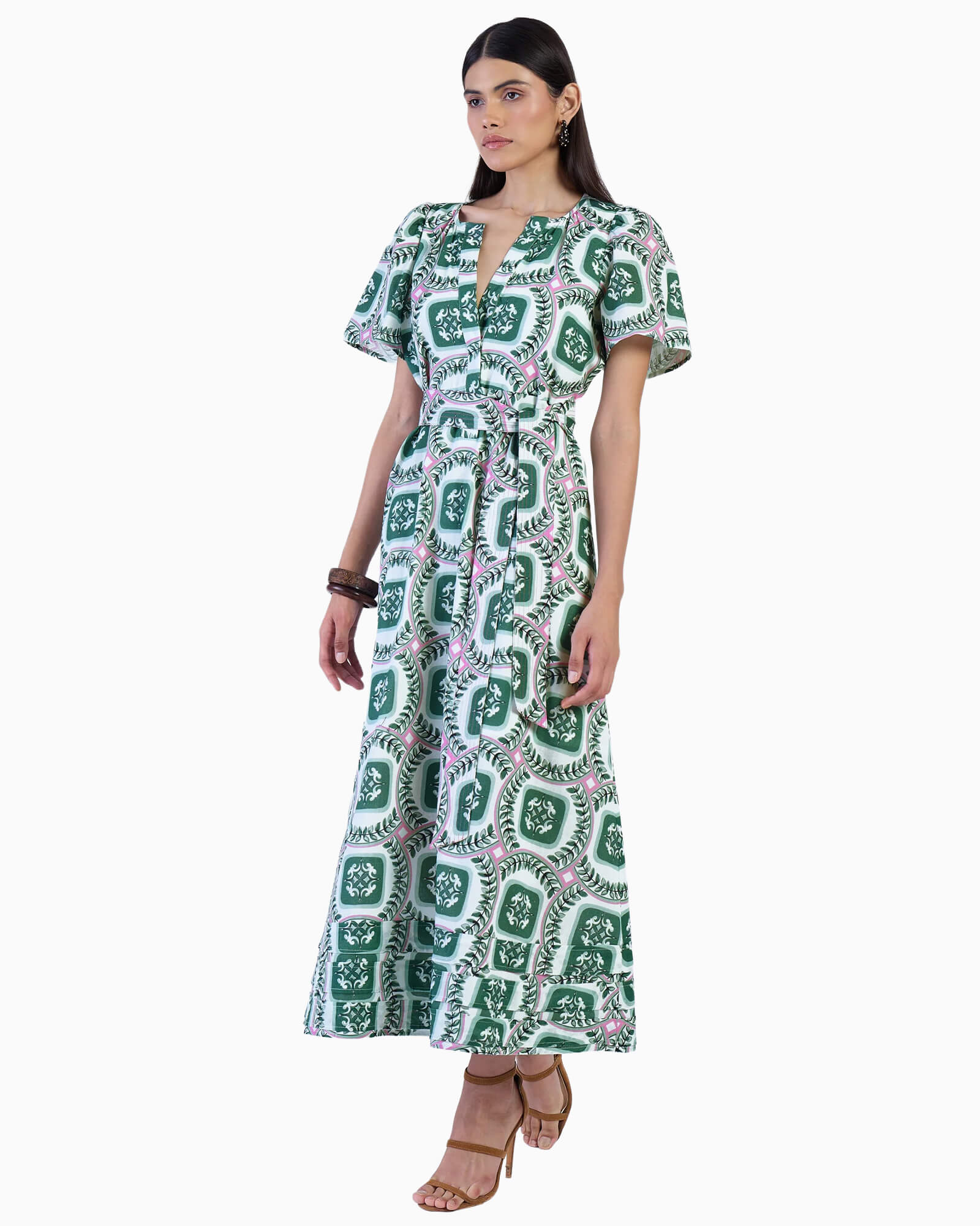 Suzi Dress Palermo Emerald