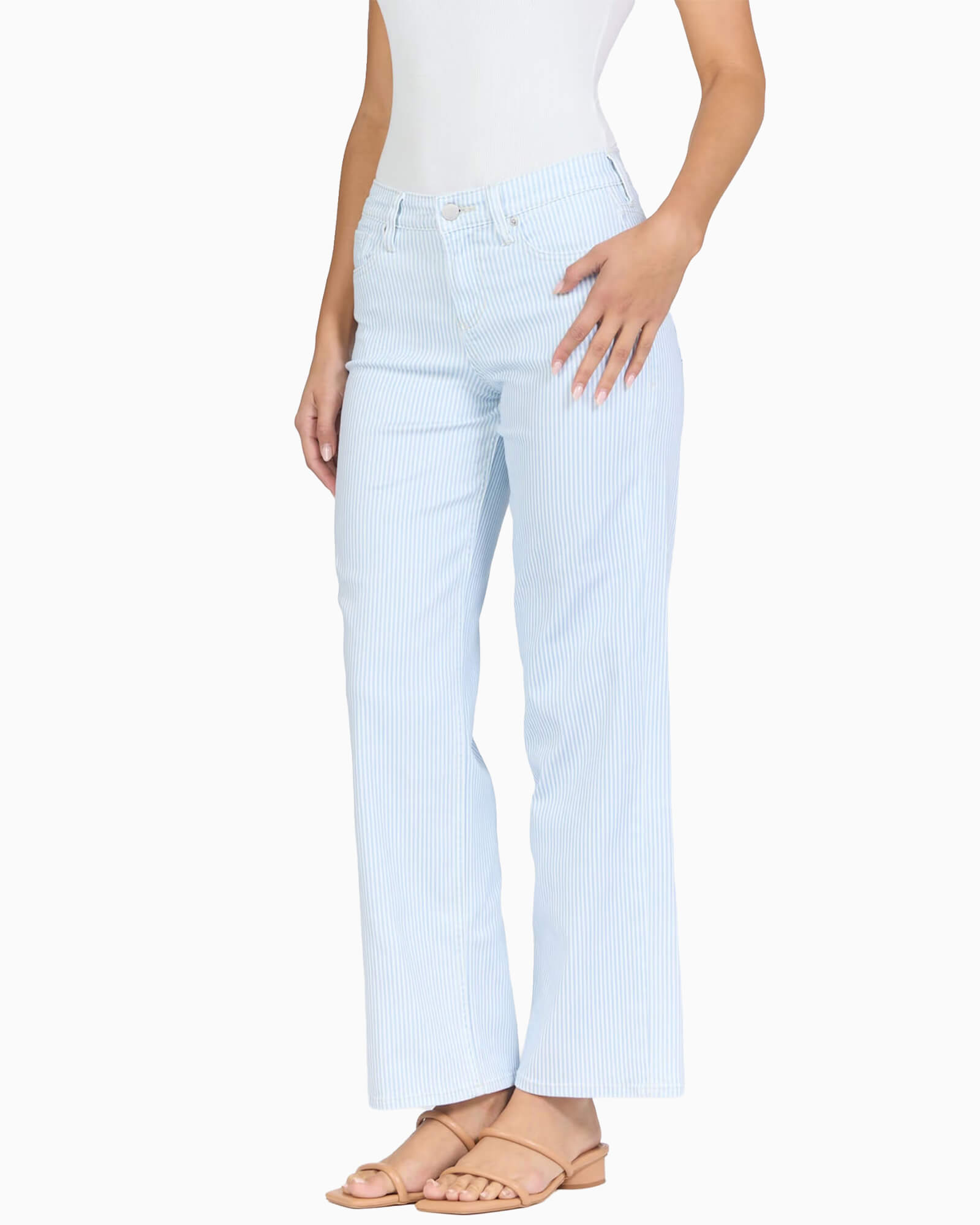 Taylor Jean Skyway Stripe - Purple Poppy