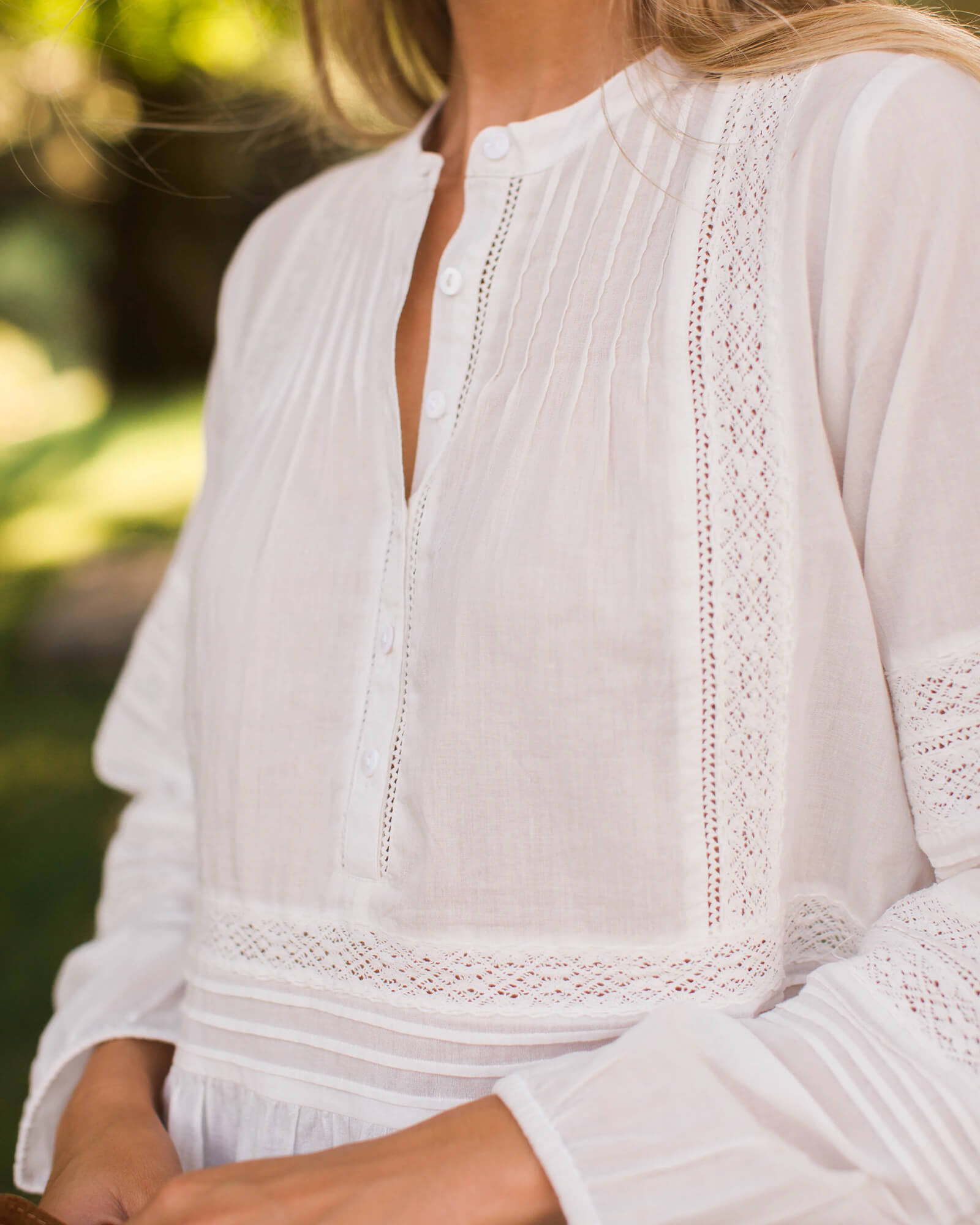Avery Cotton Lace Top