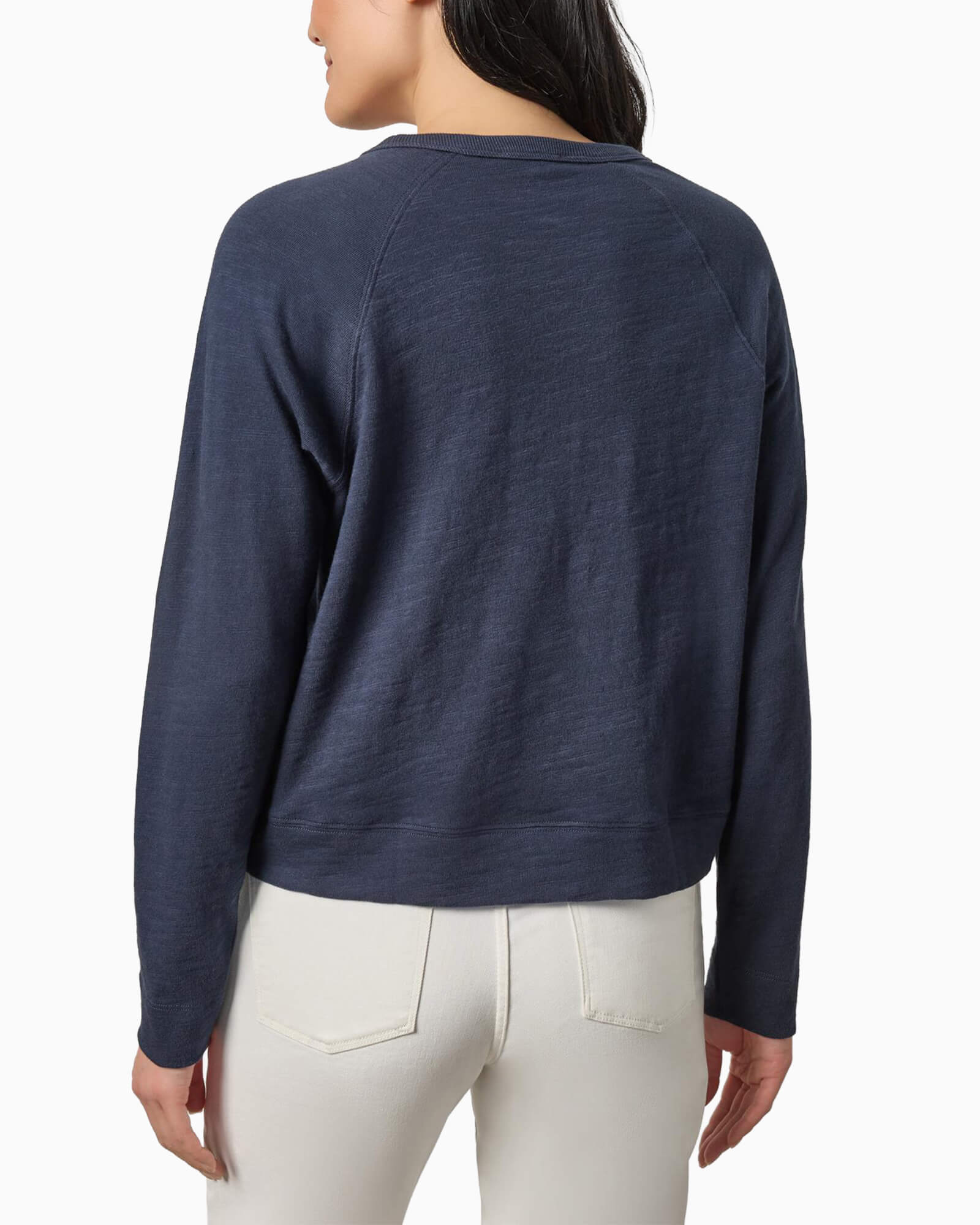 Vintage Sweatshirt Tee Navy